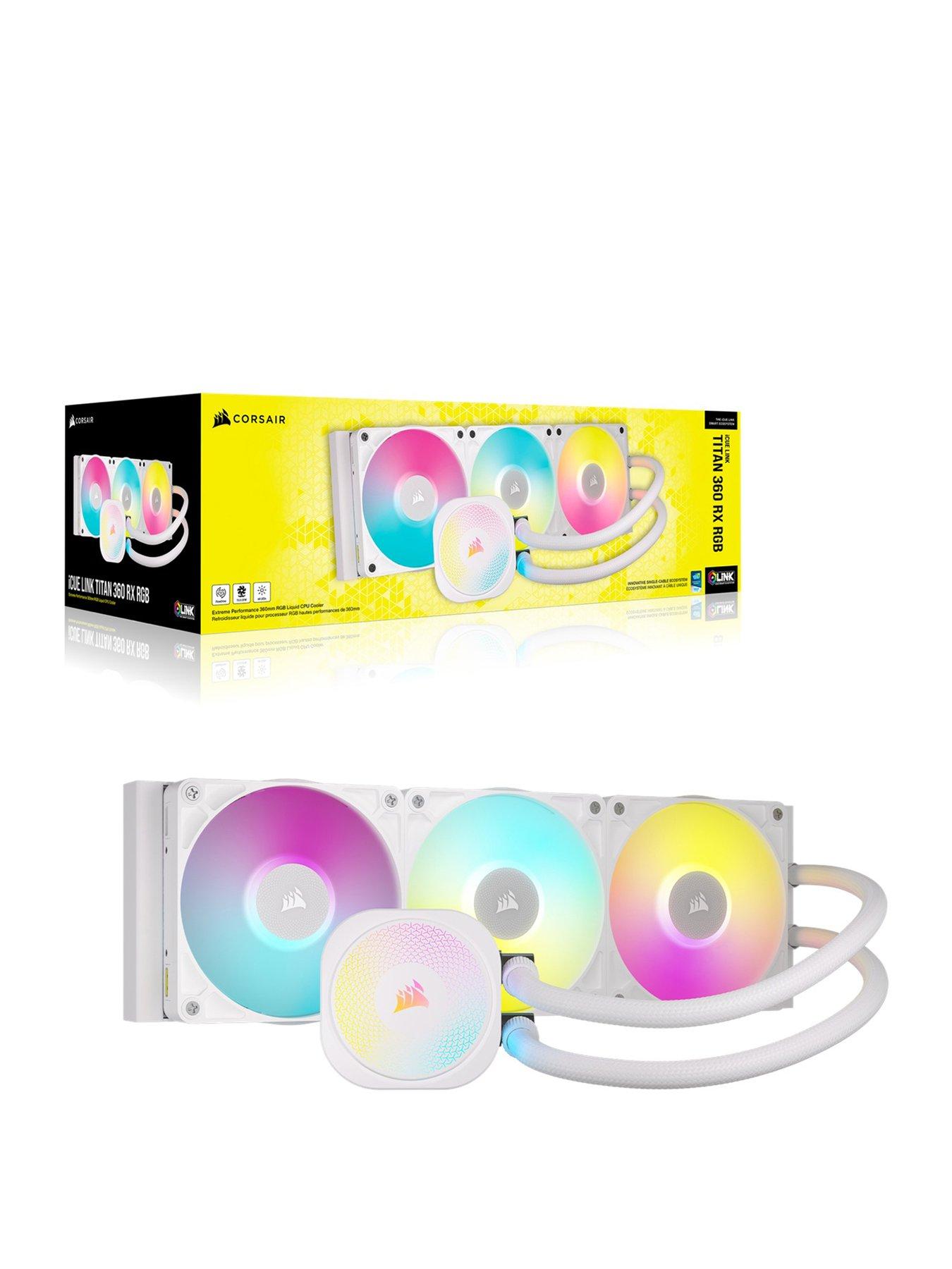 CORSAIR iCUE LINK TITAN 360 RX LCD AIO - 360mm Radiator - Liquid CPU Cooler