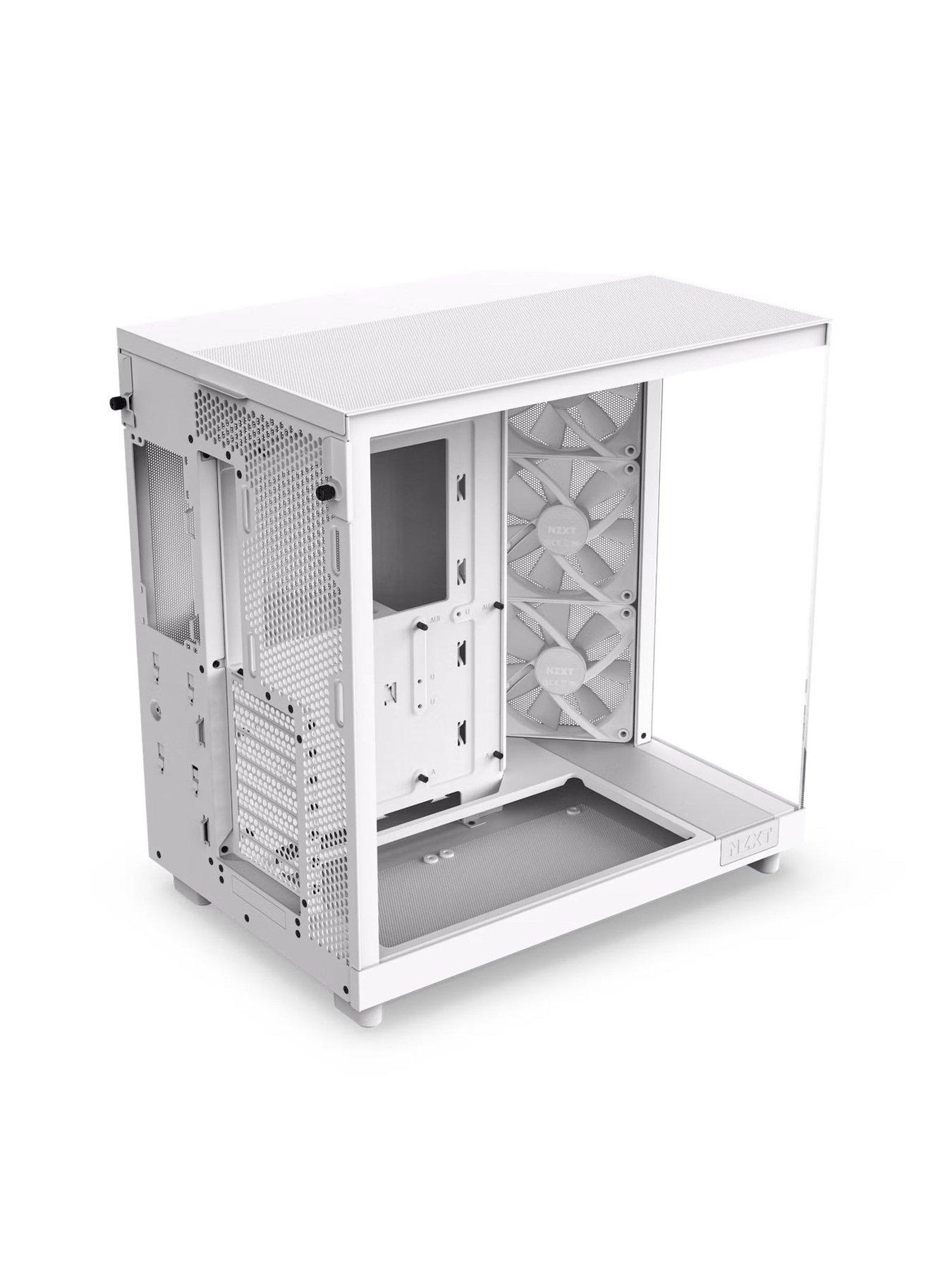 image of nzxt-h6-air-flow-dual-chamber-white-mid-tower-case
