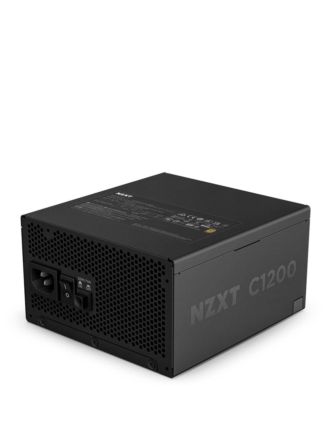 NZXT ATX 3.1 1200 Watt 80 Plus Gold Fully Modular Low-Noise Power Supply, UK Power Cord