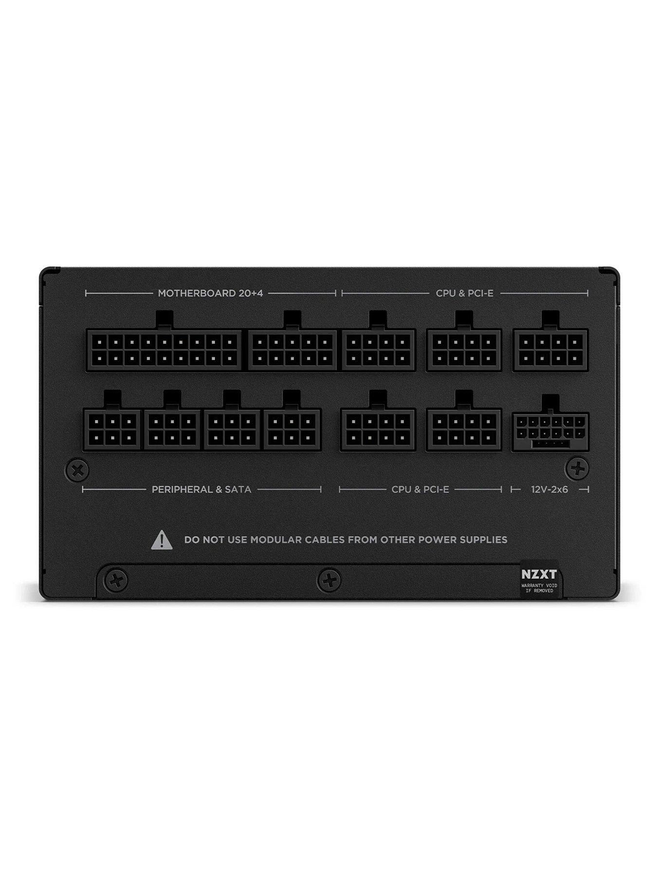  image of nzxt-atx-31-850-watt-80-plus-gold-fully-modular-low-noise-power-supply-uk-power-cord