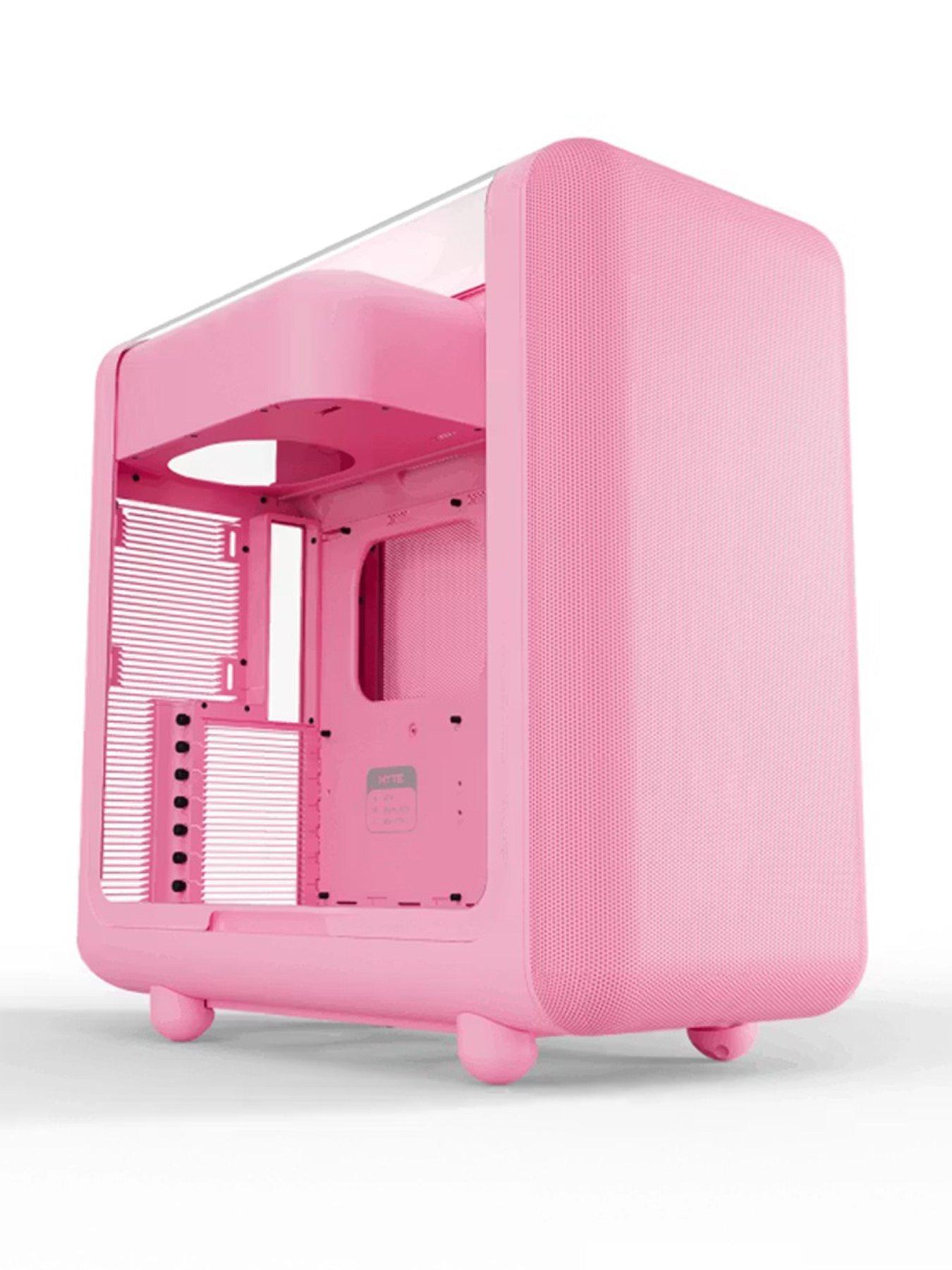 Image 1 of 7 of Hyte X50 Mid Tower Case - Strawberry Milk