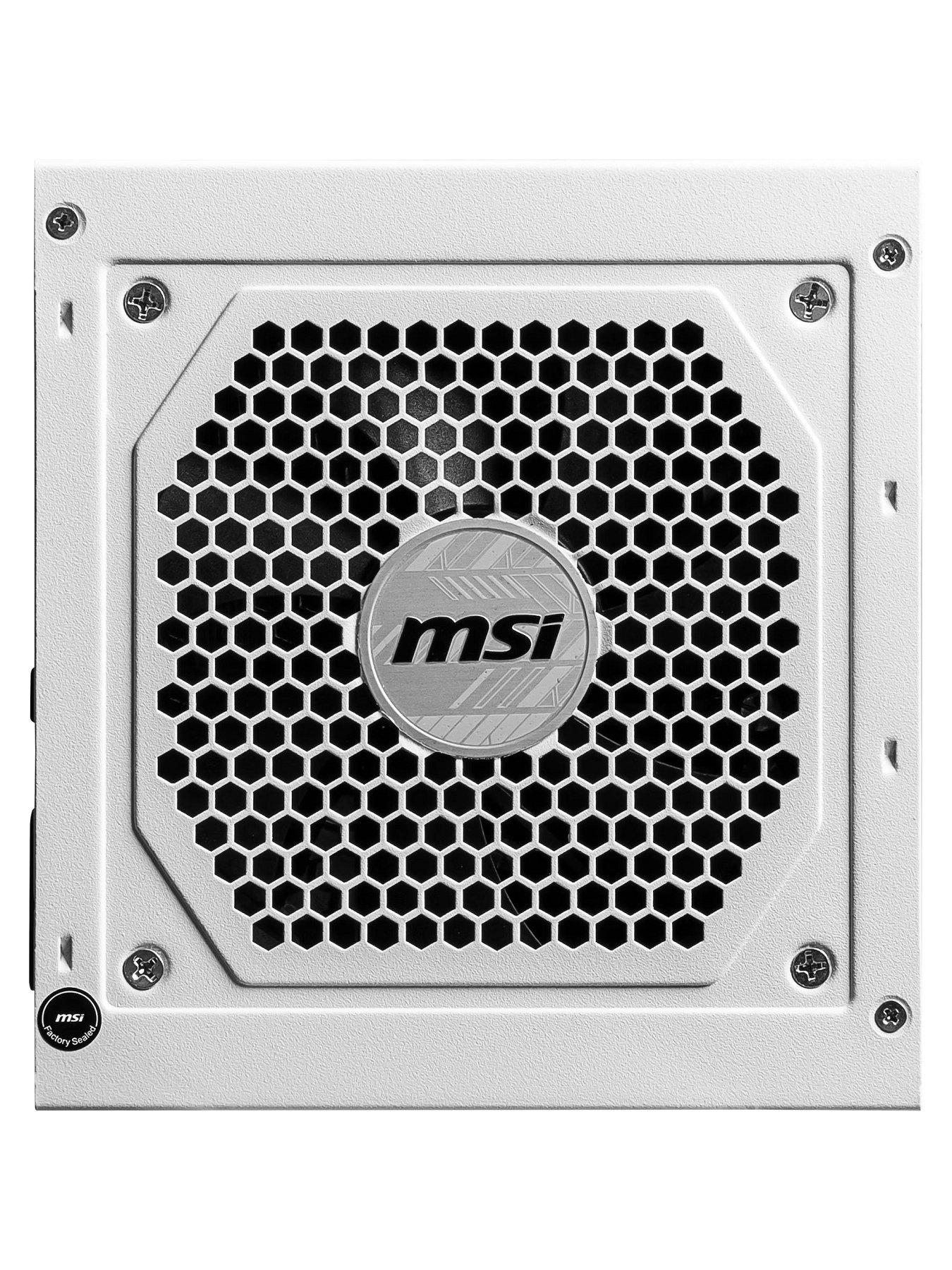  image of msi-850w-gold-fm-mag-a850gl-pcie5-power-supply-white