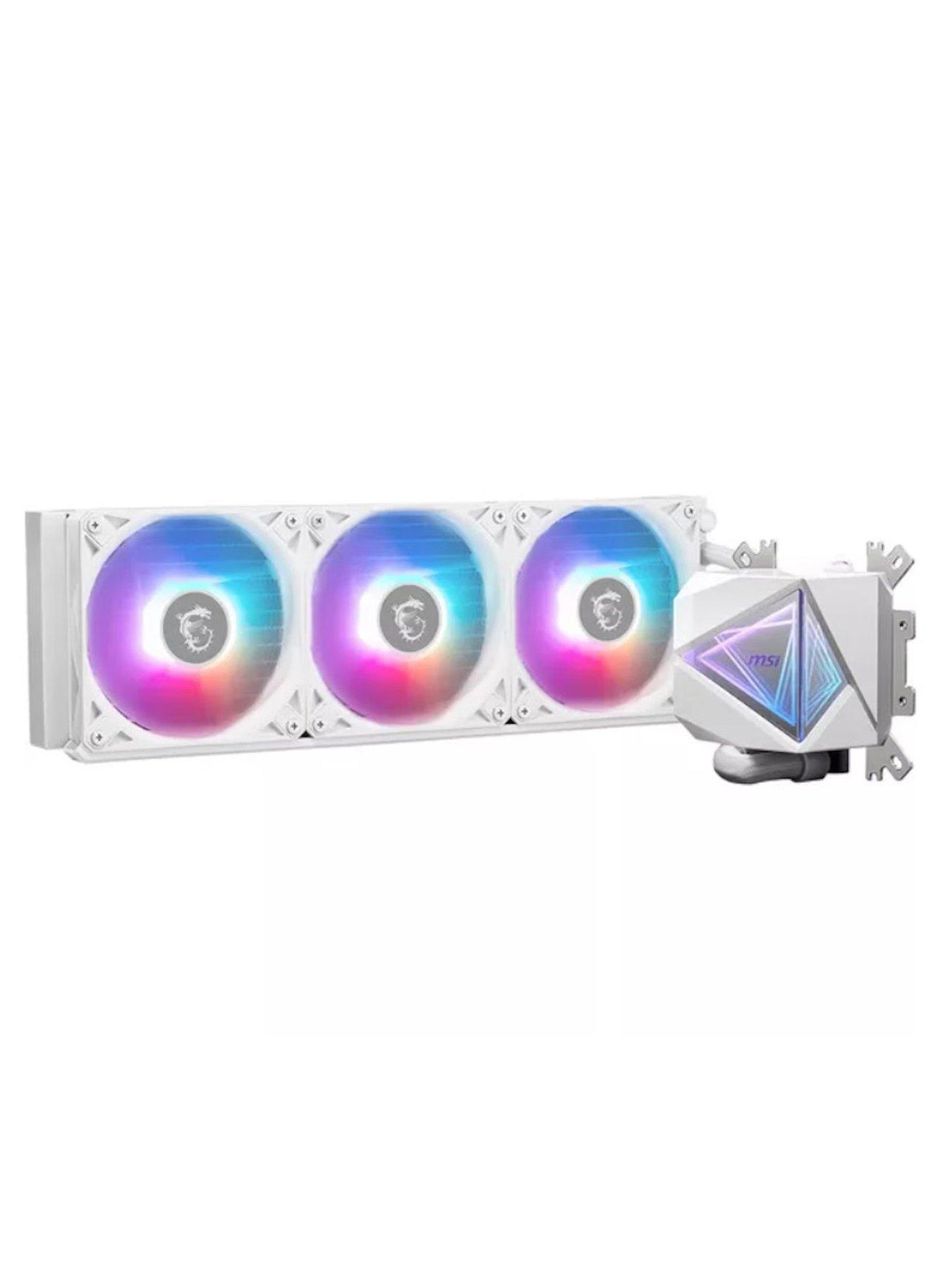  image of msi-mag-coreliquid-i360-cpu-cooler-white