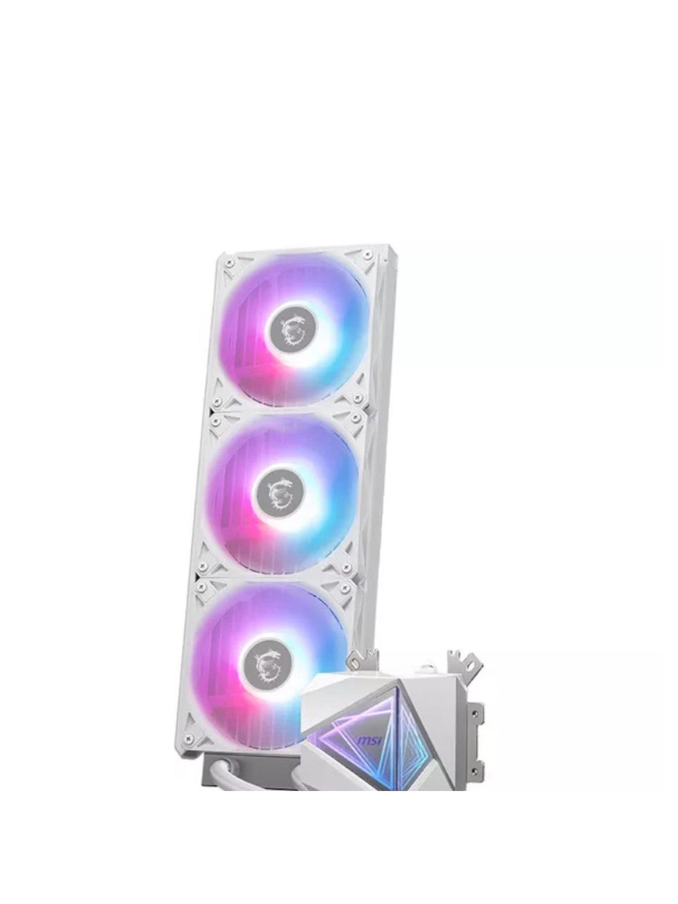  image of msi-mag-coreliquid-i360-cpu-cooler-white