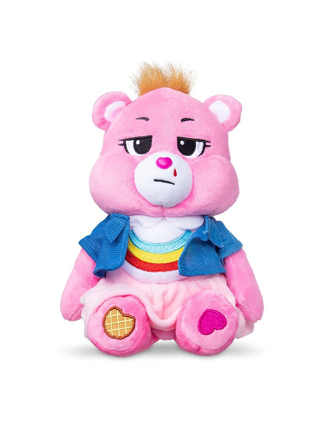 Image 1 of 8 of Care Bears Stranger Things Cheer Bear as Eleven (22cm Plush)