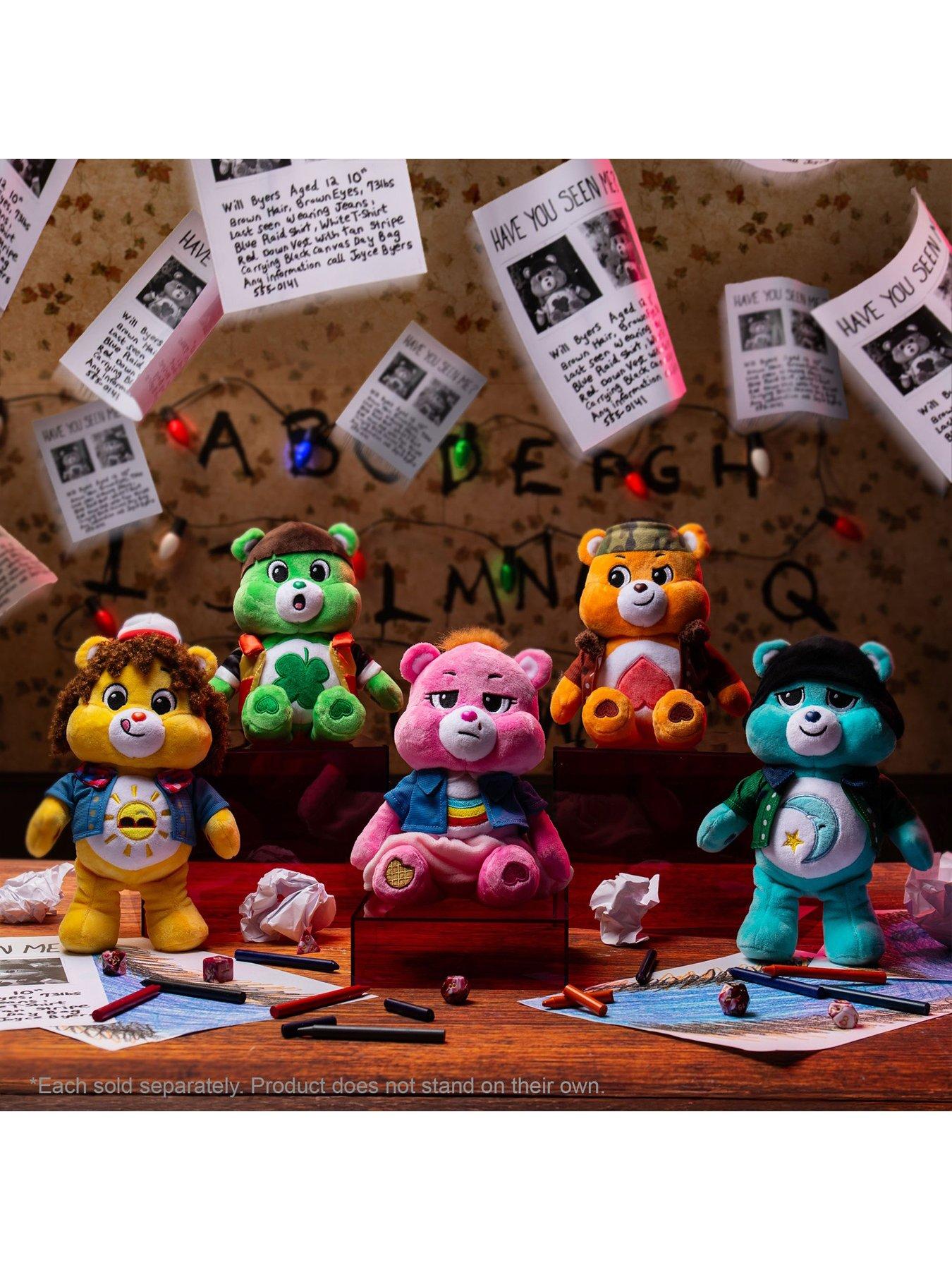 Image 7 of 8 of Care Bears Stranger Things Cheer Bear as Eleven (22cm Plush)