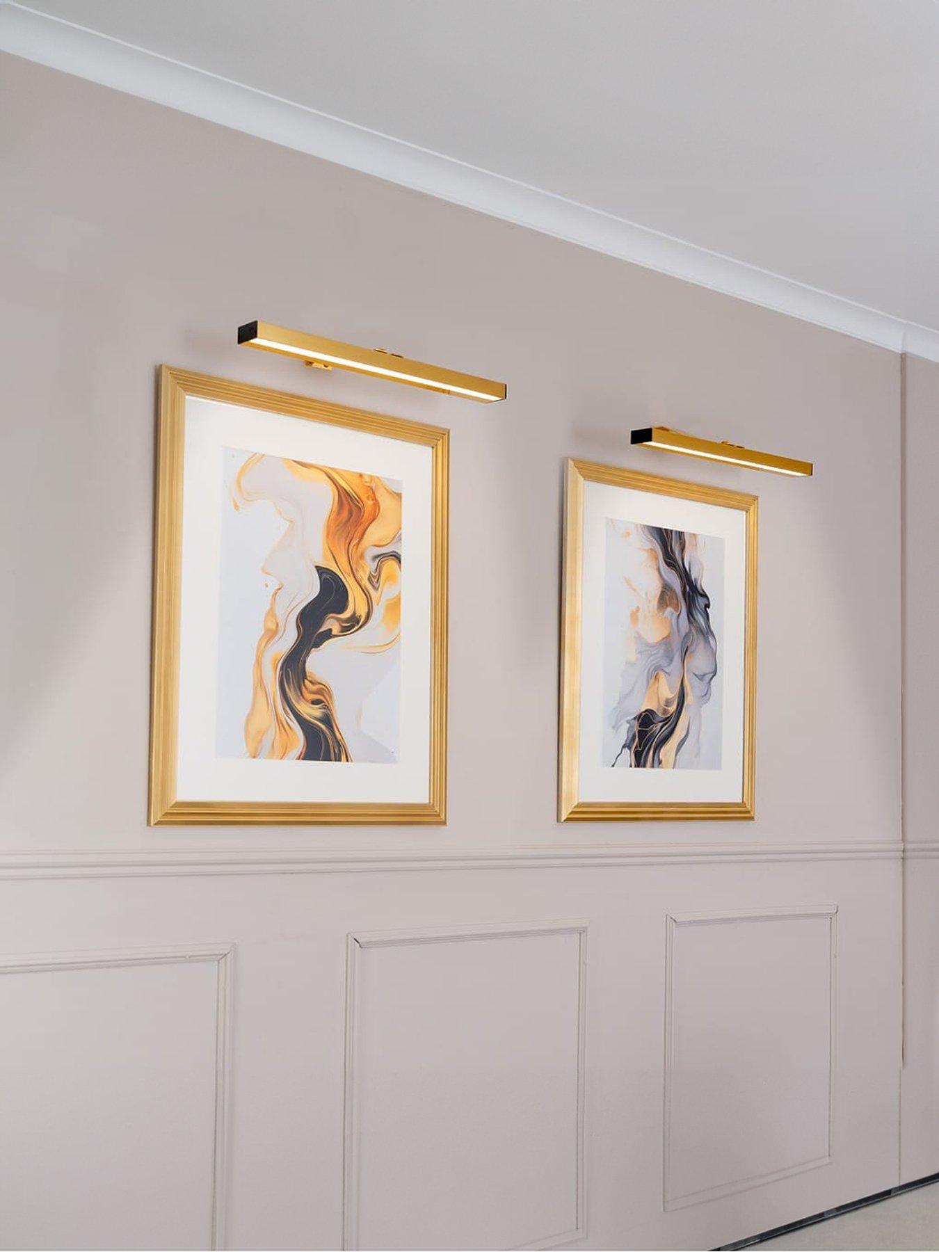 valuelights-pair-of-ryle-gold-rechargeable-easy-fit-wall-light