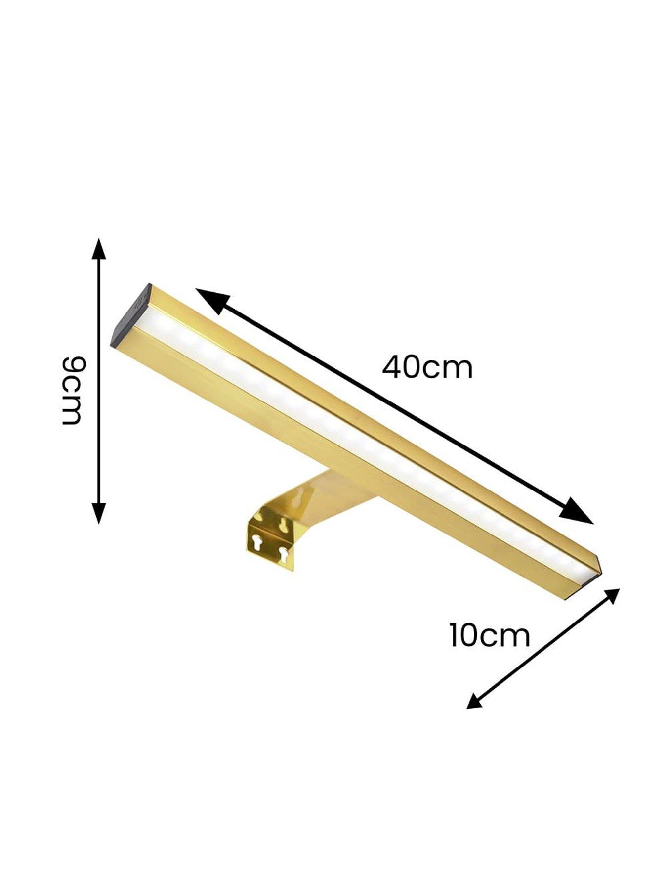  image of valuelights-pair-of-ryle-gold-rechargeable-easy-fit-wall-light