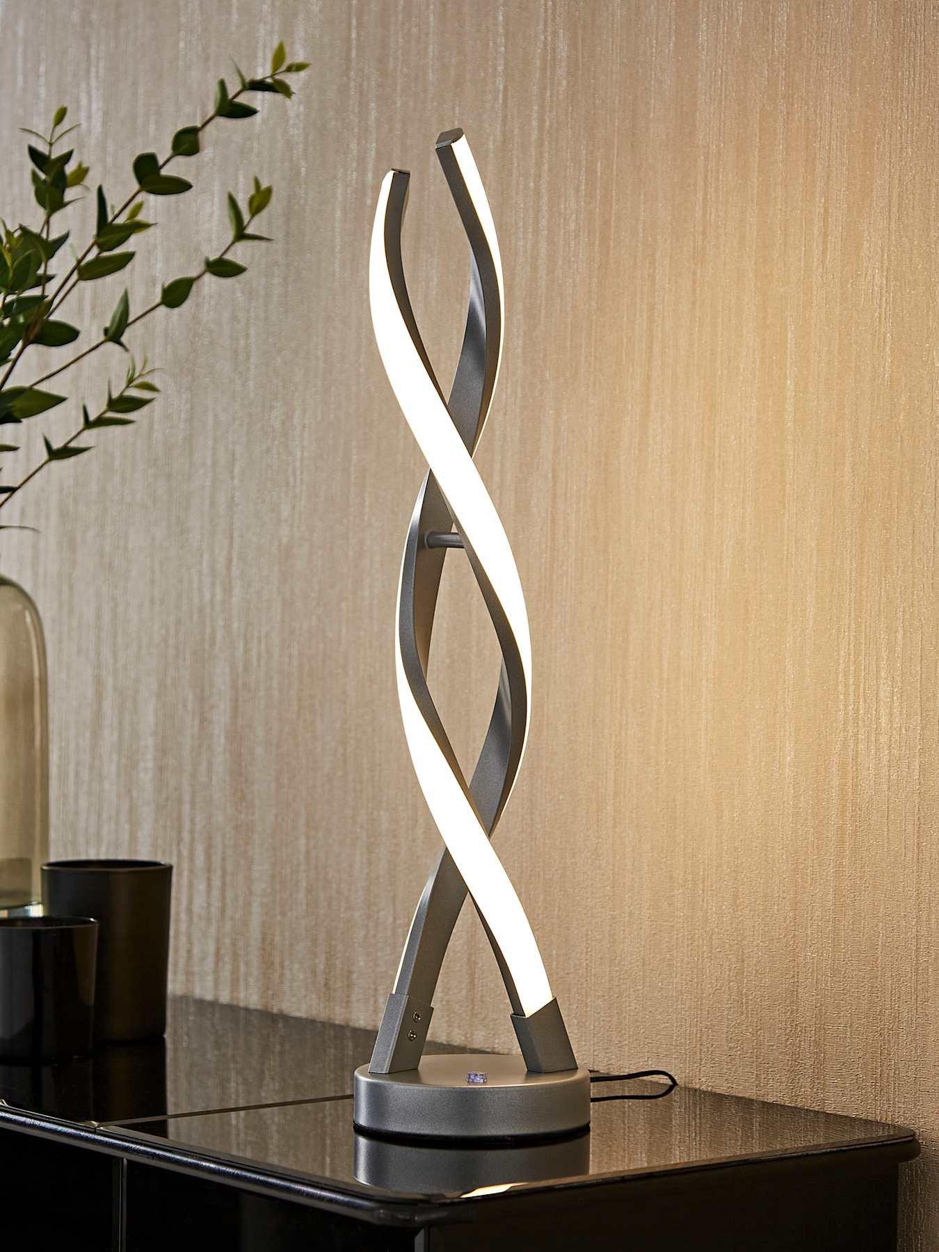 valuelights-infinity-matte-silver-double-twist-integrated-led-table-lamp