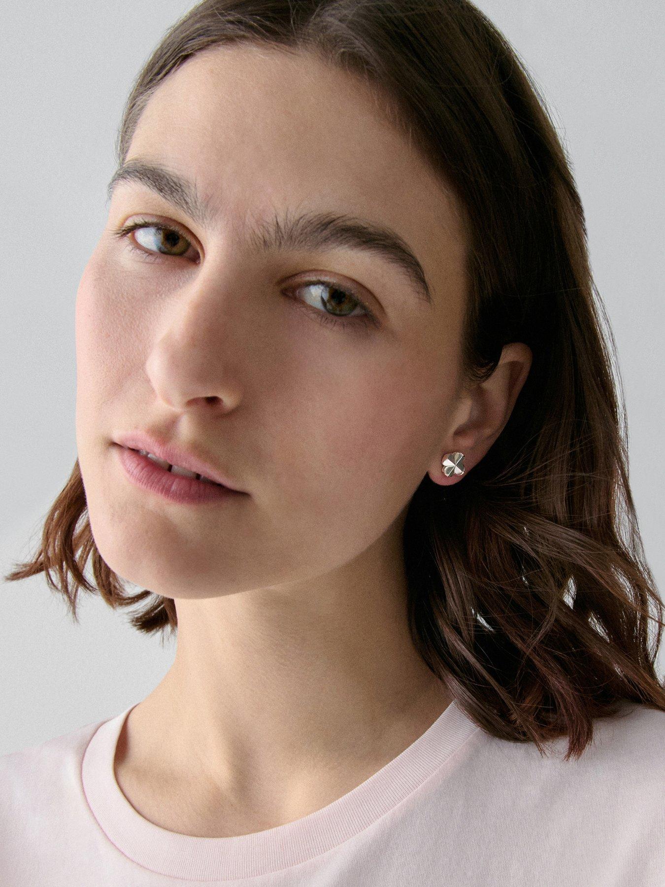 Image 2 of 3 of Kate Spade New York Flower Studs - Silver