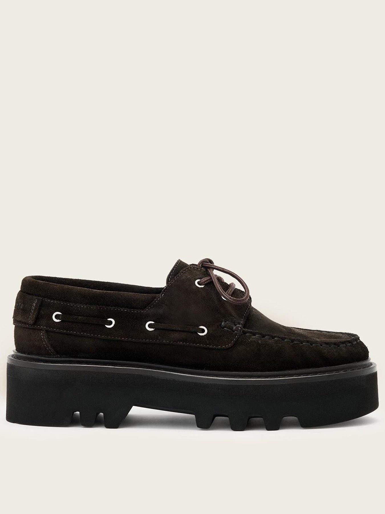 AllSaints Aastha Boat Shoe - Brown