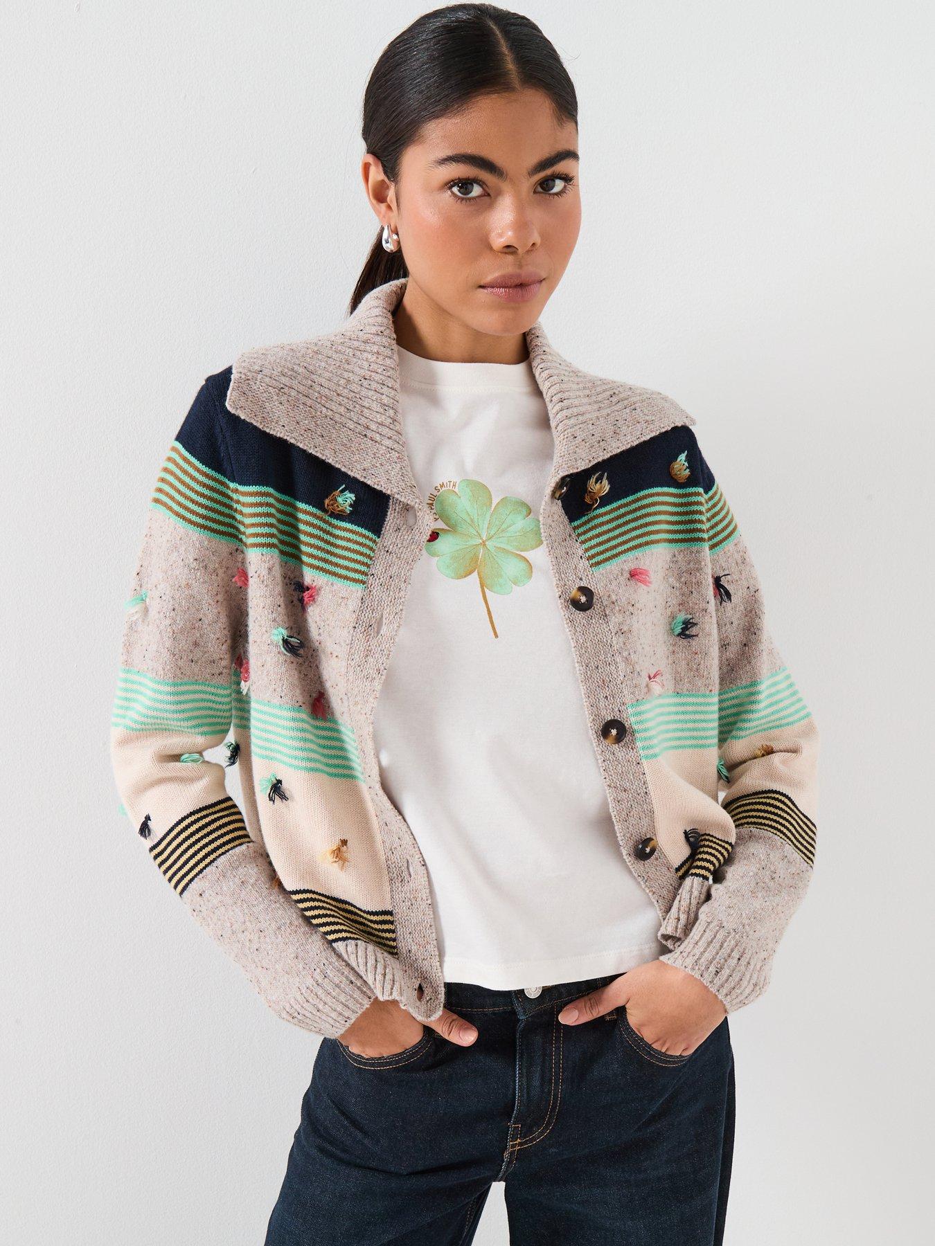 front image of ps-paul-smith-womens-knitted-button-through-cardigan-nbsp--multi