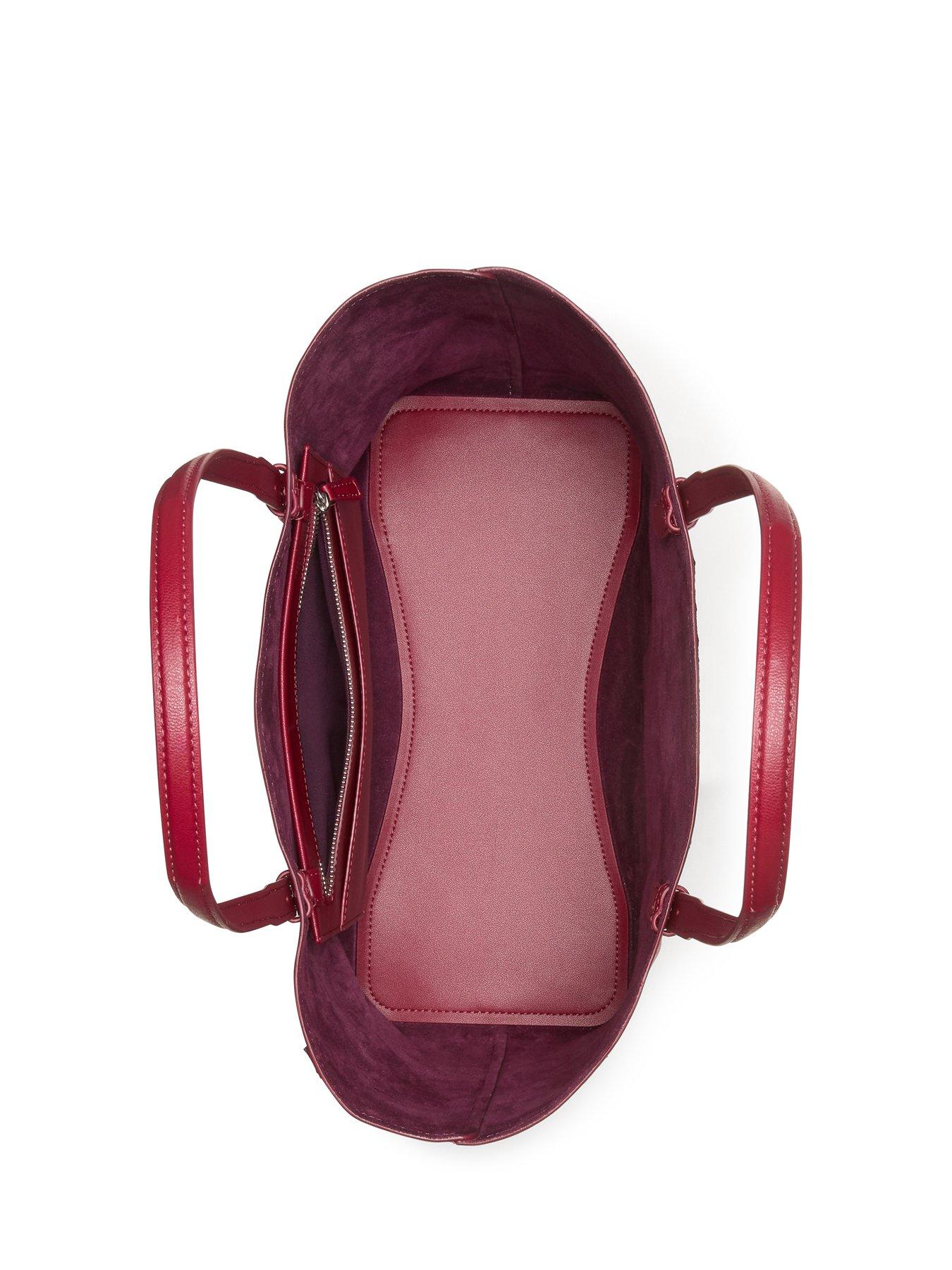 Image 4 of 4 of Kate Spade New York Do It All Fine Grain Leather Large Tote - Red