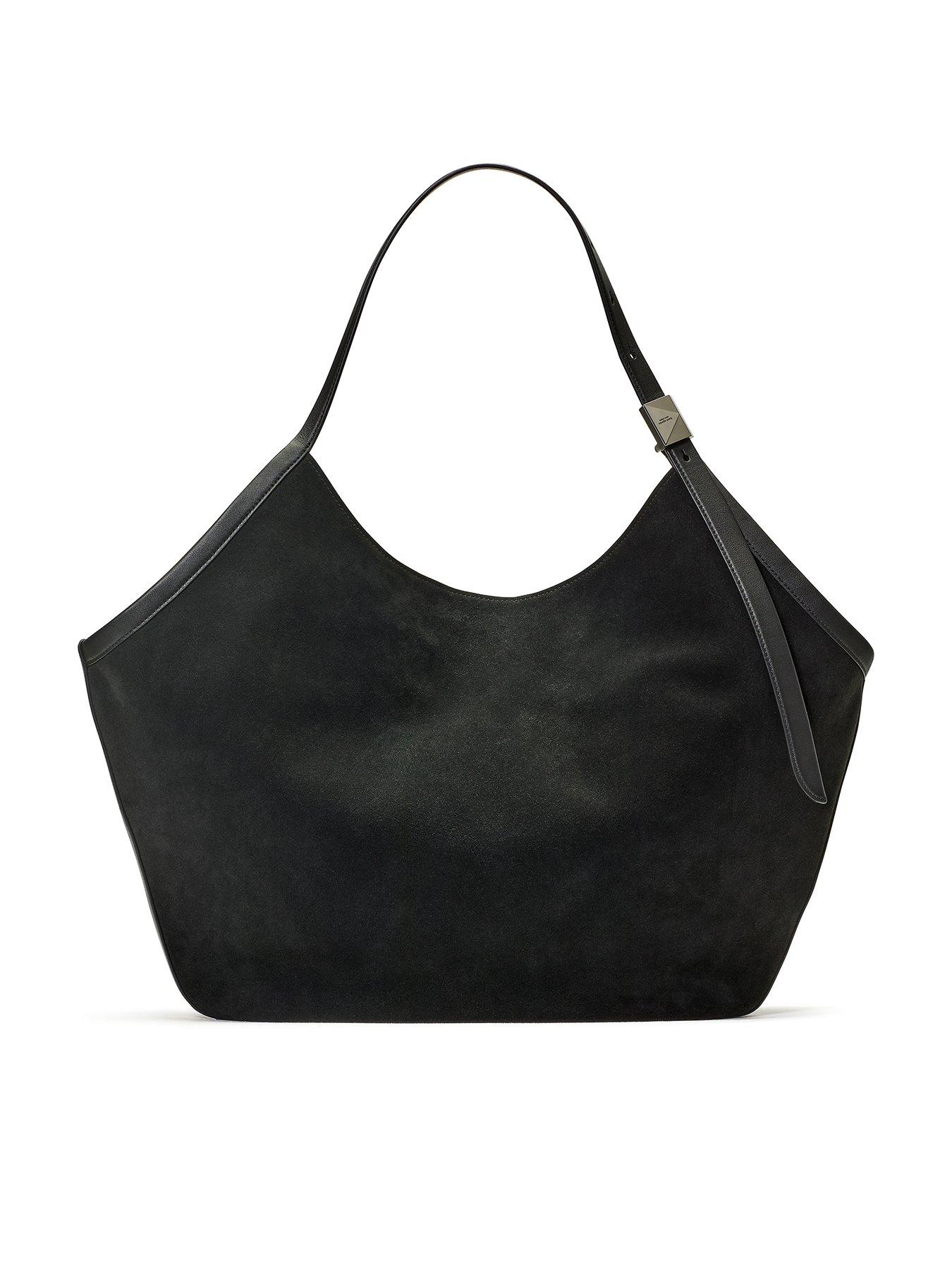 Kate Spade New York Deco Suede Xl Tulip Tote - Black