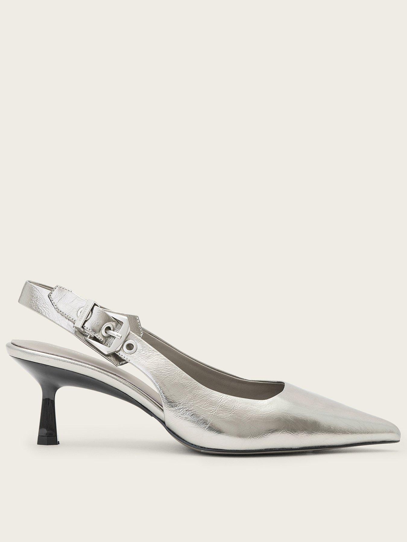 AllSaints Idiya Slingback - Silver