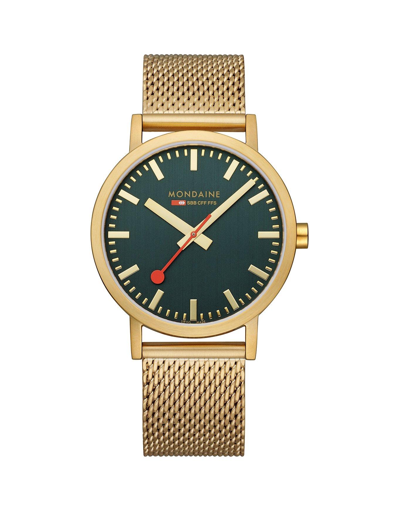  image of mondaine-classic-ip-gold-40mm-watch