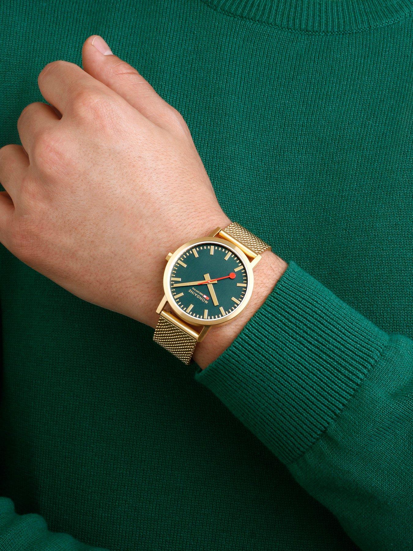  image of mondaine-classic-ip-gold-40mm-watch