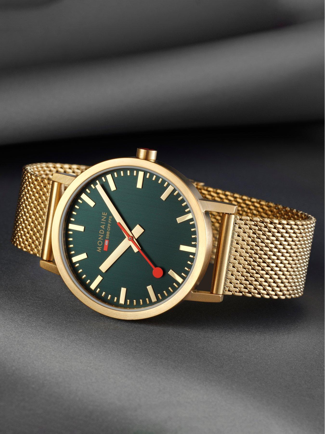  image of mondaine-classic-ip-gold-40mm-watch