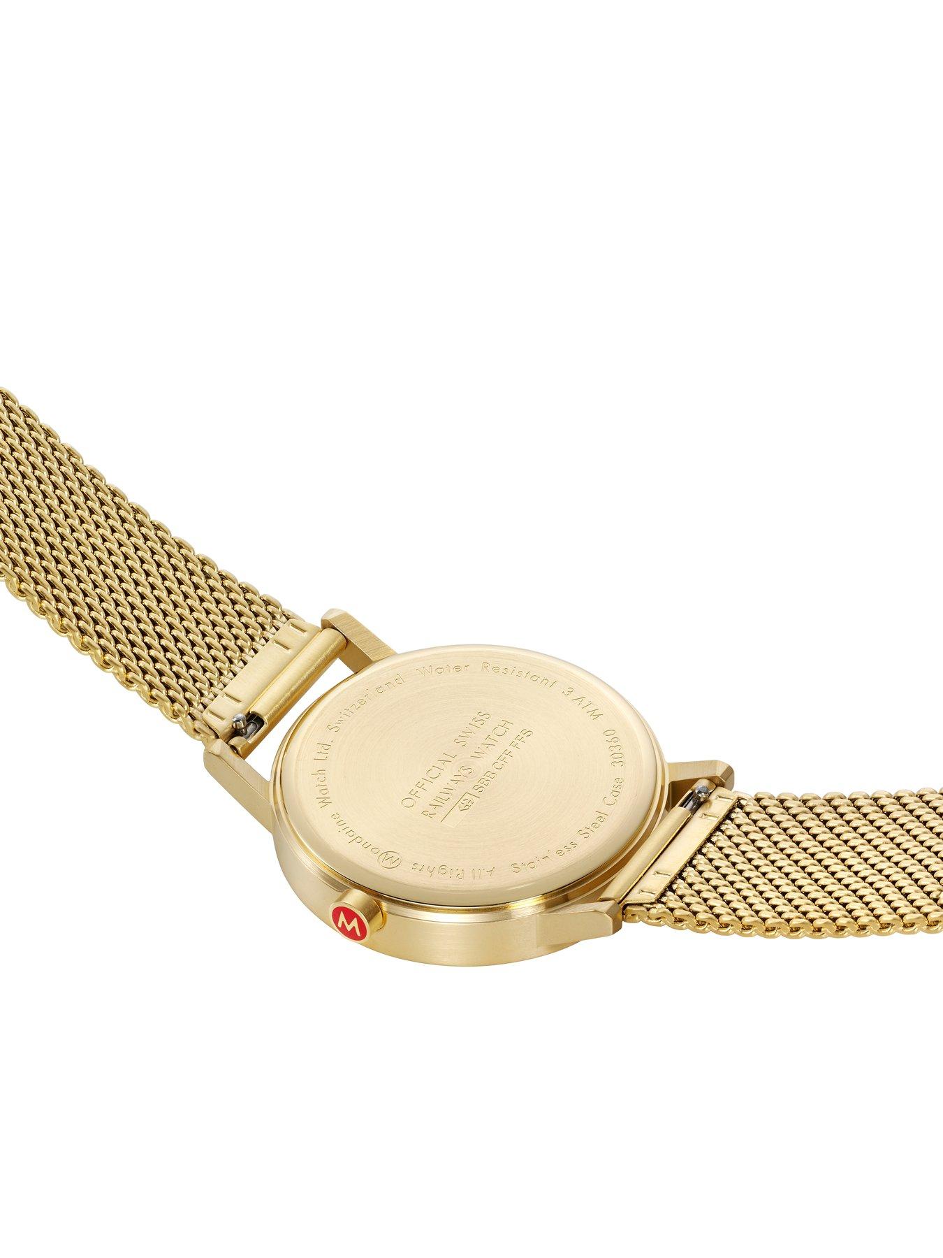  image of mondaine-classic-ip-gold-40mm-watch