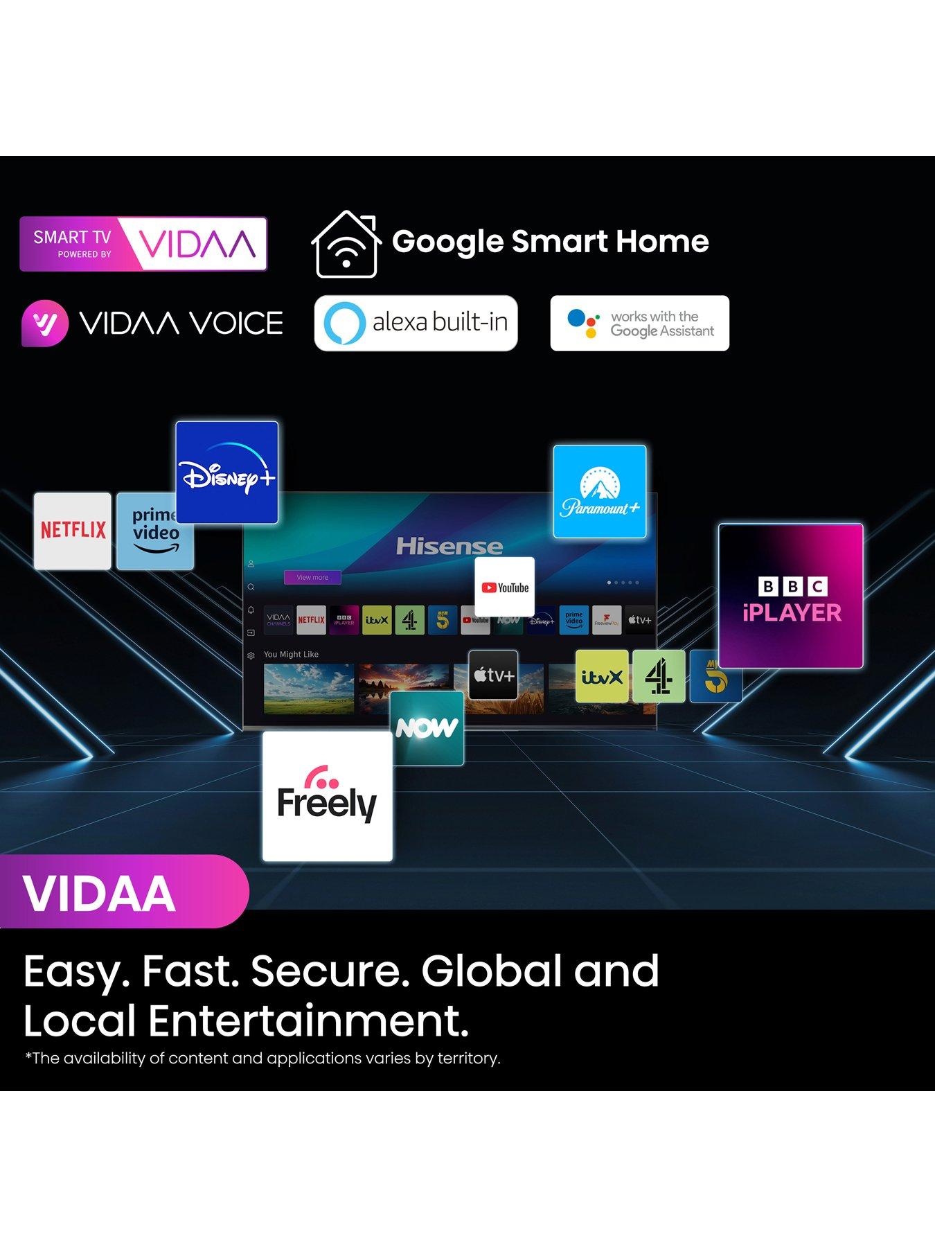 Image 3 of 7 of Hisense Hisense E7NQ 58" 4K QLED Smart TV with Freely - 58E7NQTUK