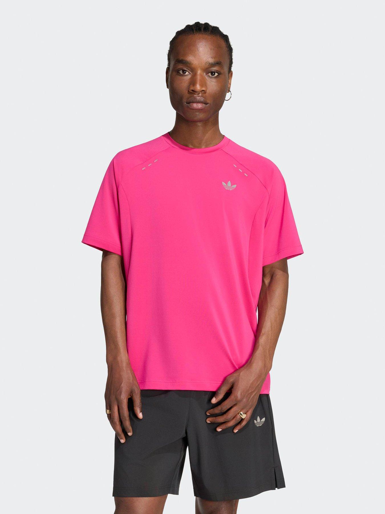Image 1 of 4 of adidas Originals Men's Tech Essentials T-Shirt - Pink