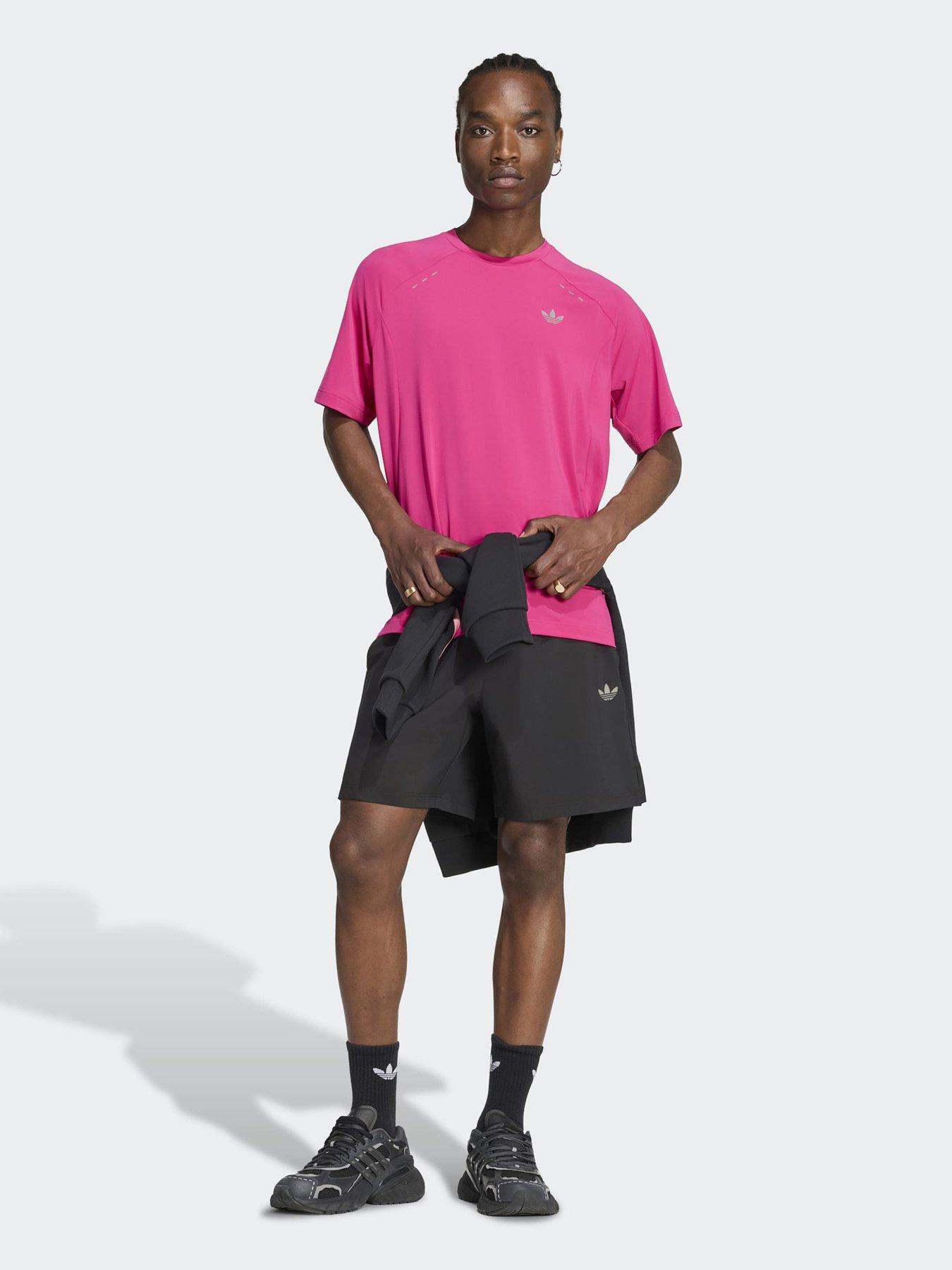 Image 3 of 4 of adidas Originals Men's Tech Essentials T-Shirt - Pink