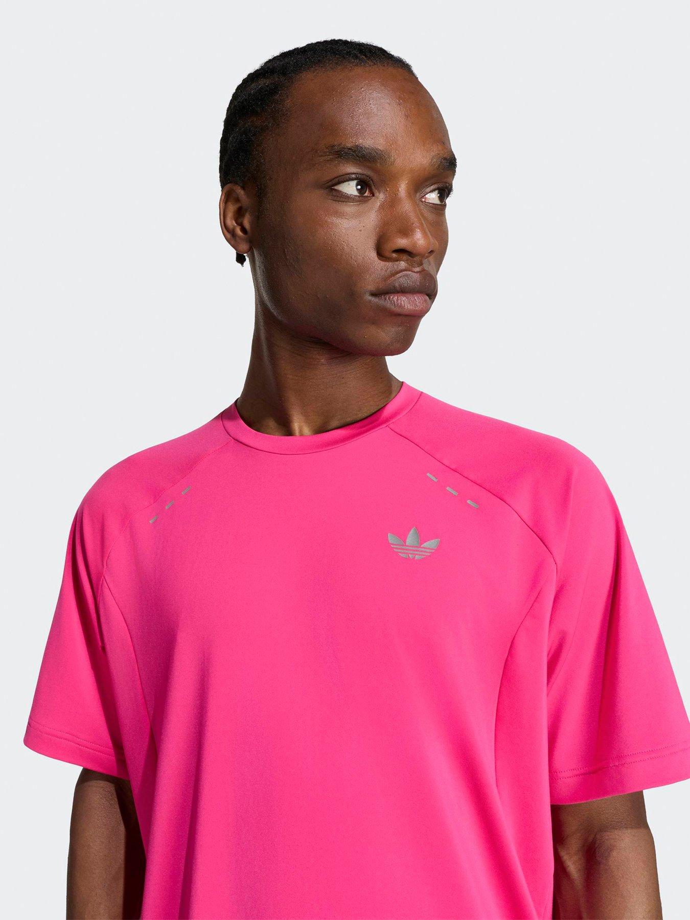 Image 4 of 4 of adidas Originals Men's Tech Essentials T-Shirt - Pink