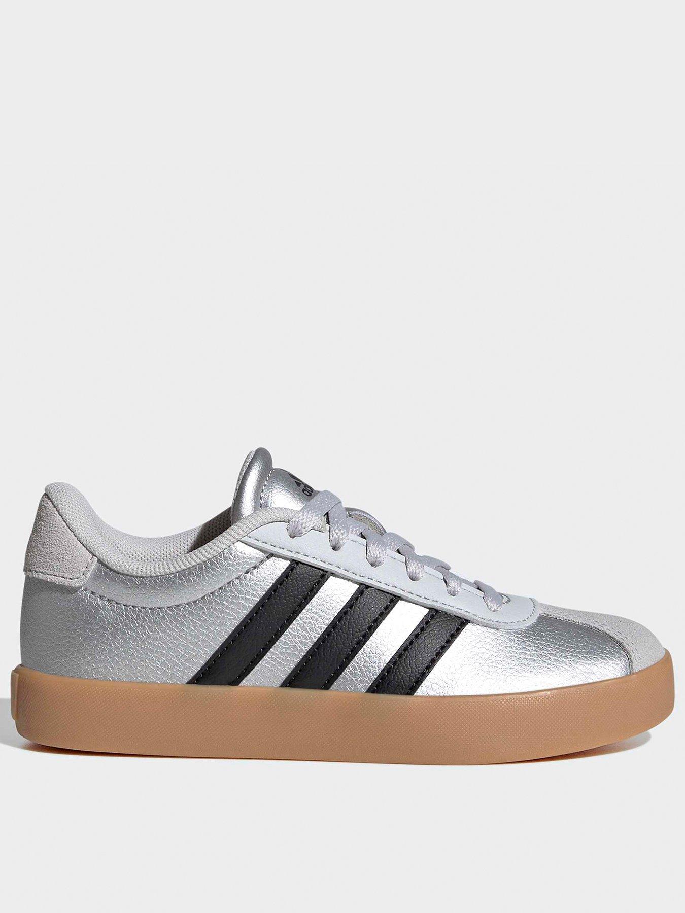 adidas-originals-kids-vl-court-trainers-silver