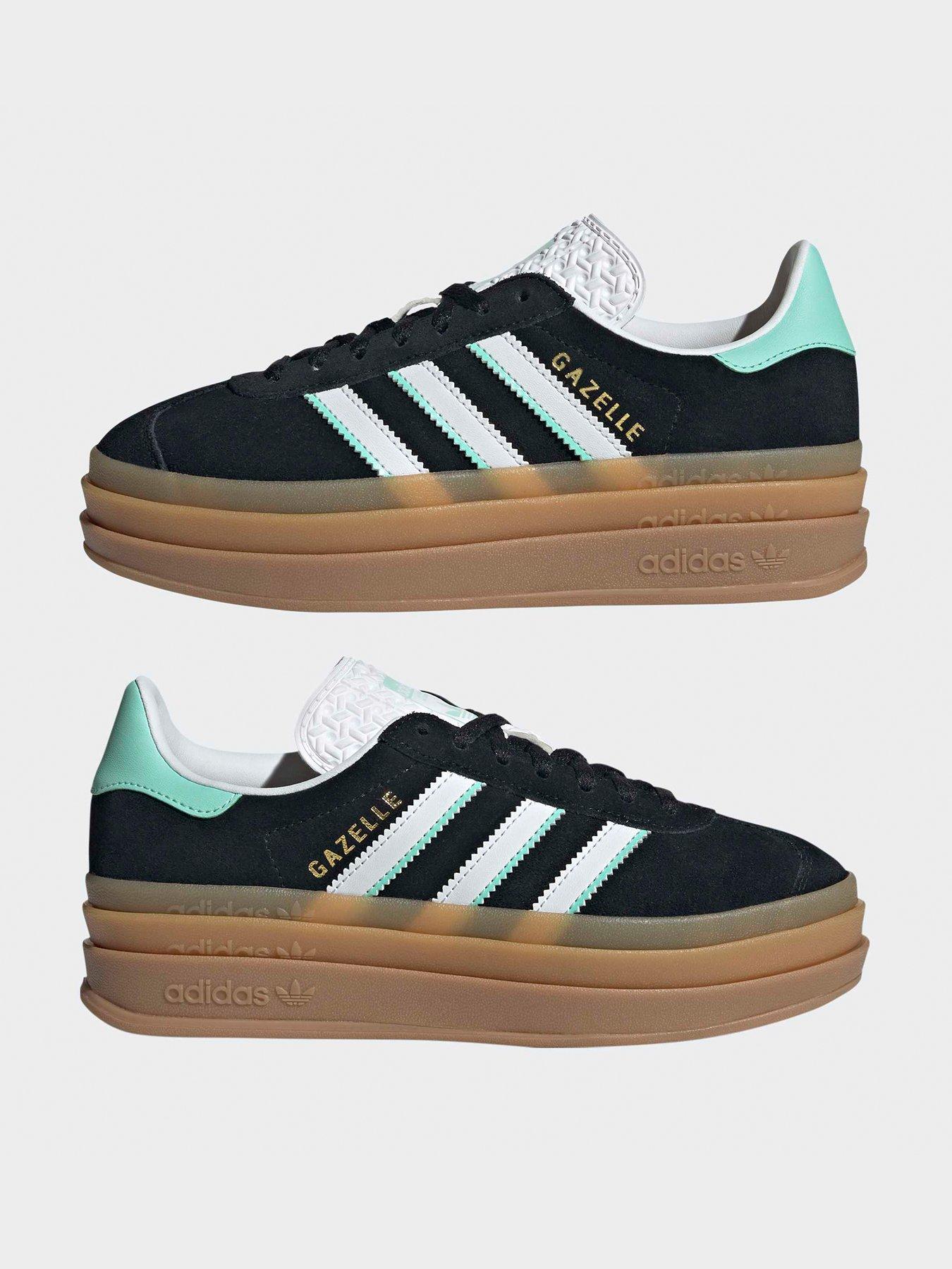 adidas Originals Junior Unisex Gazelle Bold Trainers - Black | Littlewoods