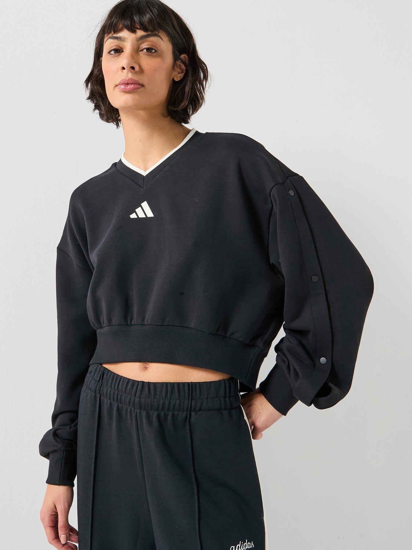 adidas Sportswear Women's Stadium Crew Jumper - Black