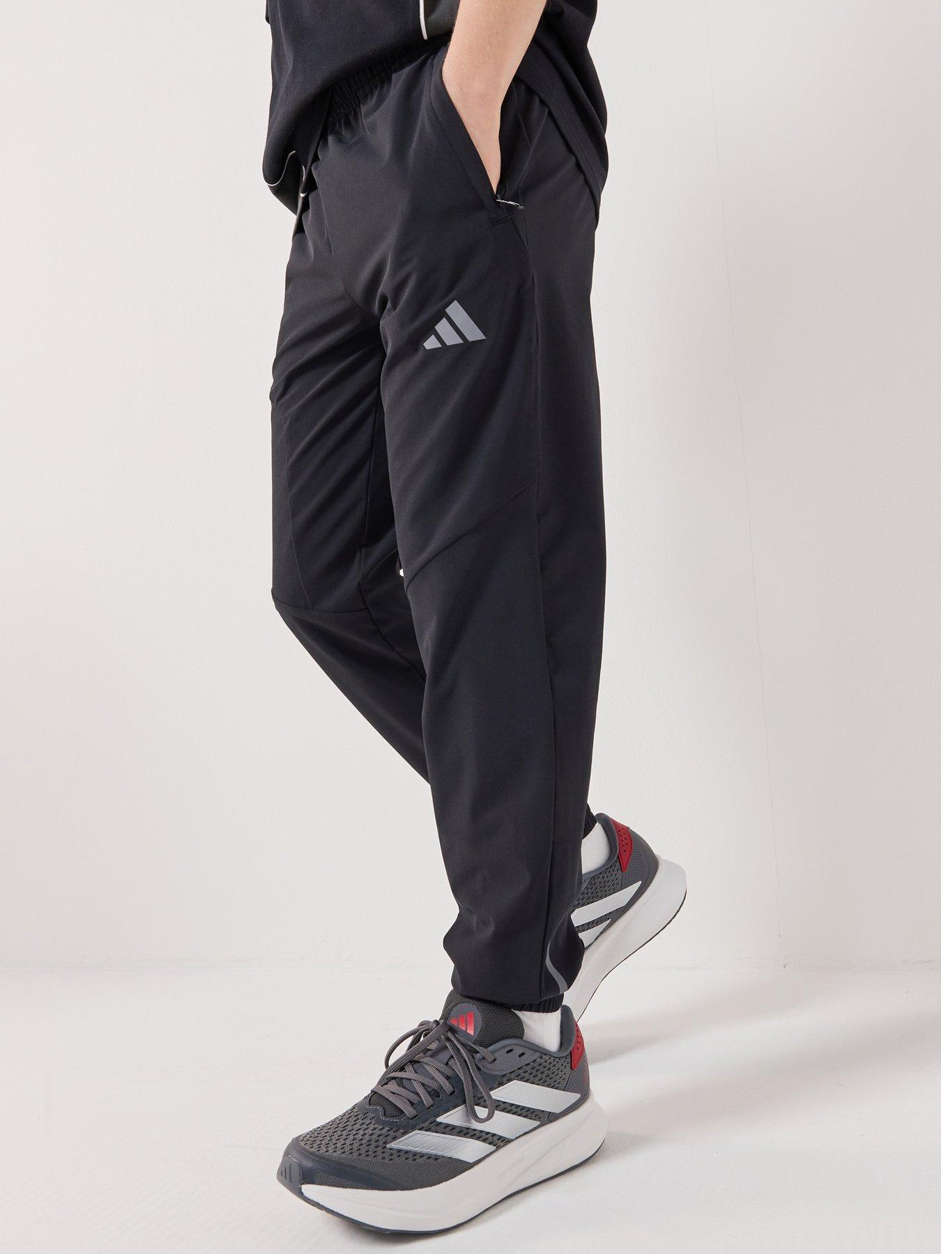 adidas Sportswear Junior Boys Boys Hooded Tech Woven Pants - Black