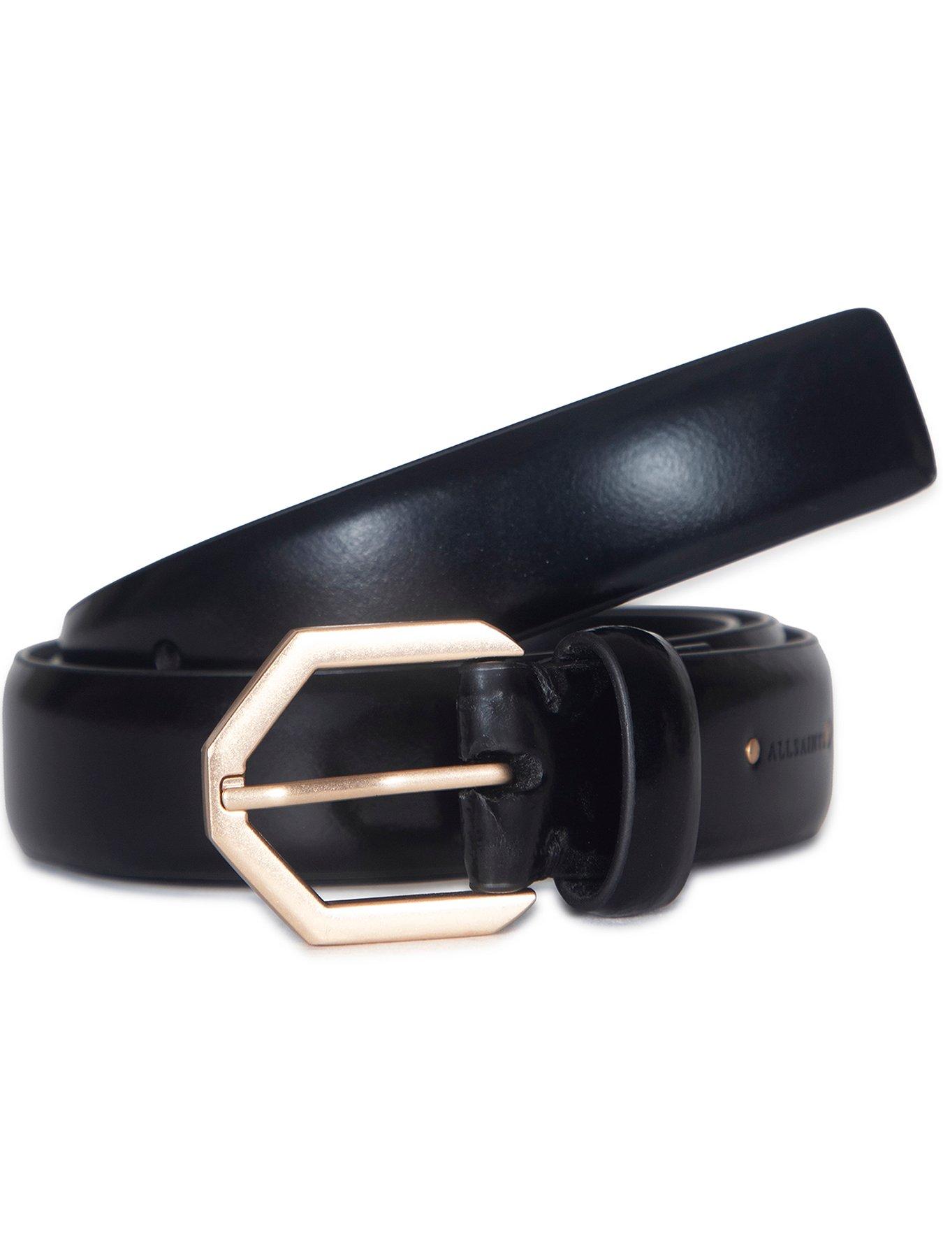 AllSaints 25mm Spazzolato Belt