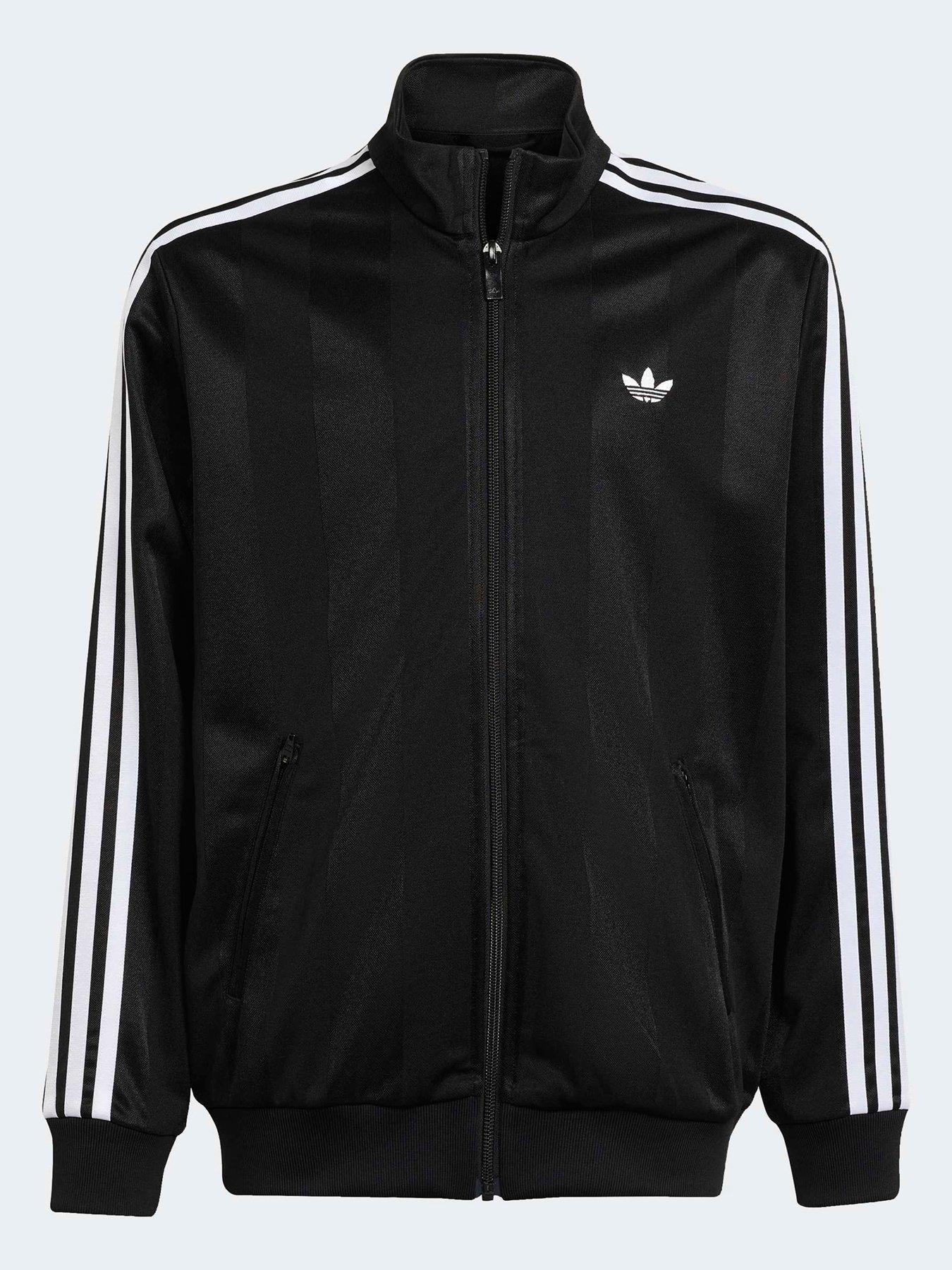 Image 7 of 7 of adidas Originals Junior Unisex Firebird Loose Jacquard Track Top - Black