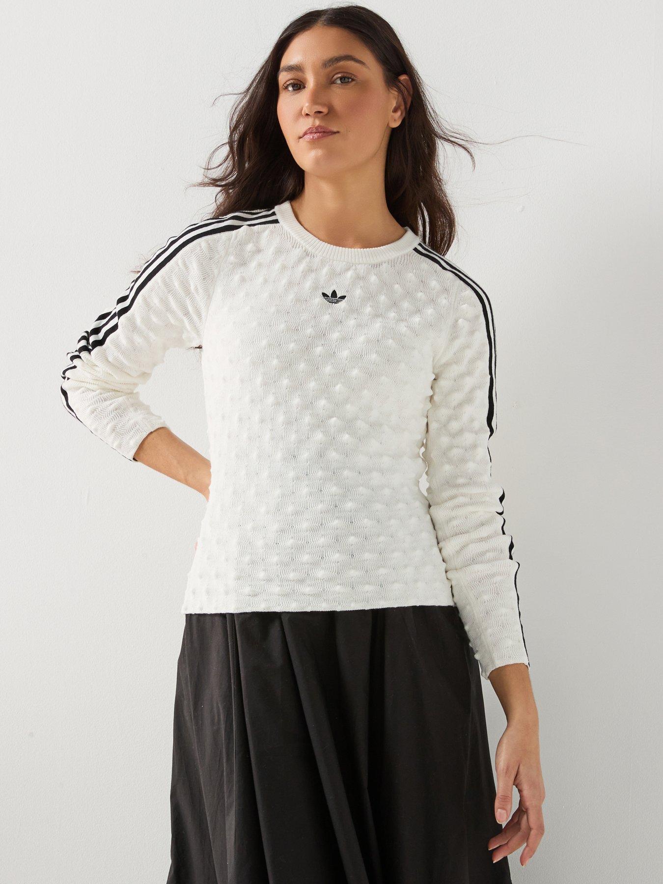 adidas Originals Womens Slim Long Sleeve T-Shirt - White