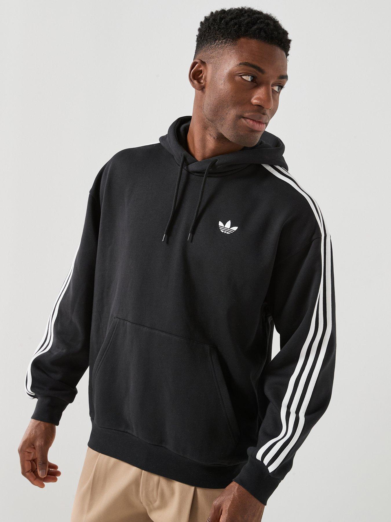adidas Originals Men's Adicolor Classics 3-Stripes Hoody - Black