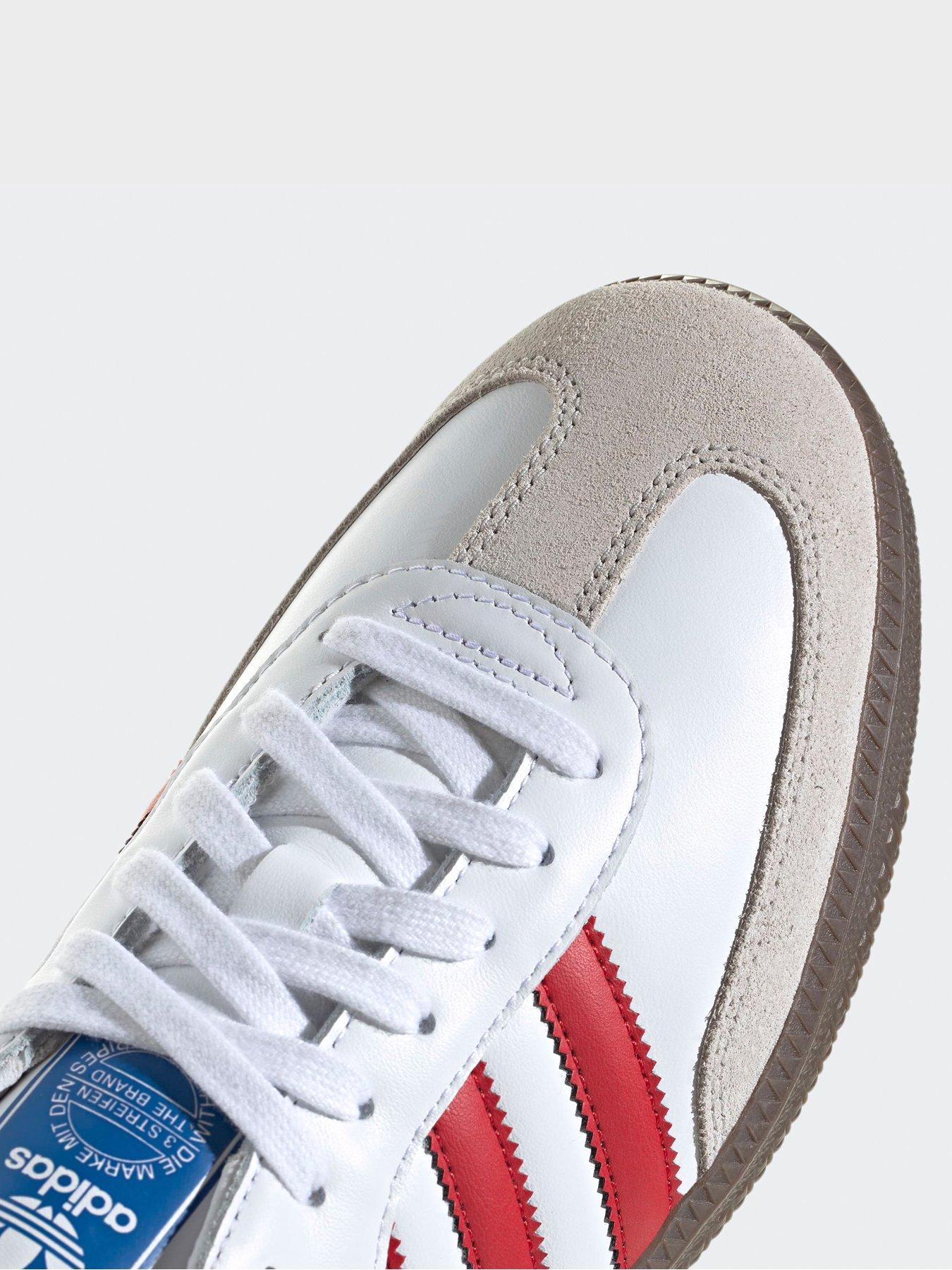 adidas Originals Womens OG Samba Trainers- White/red | Littlewoods