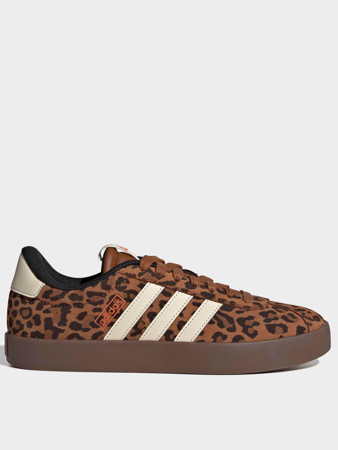 adidas-sportswear-womens-vl-court-leopard-trainers-brown