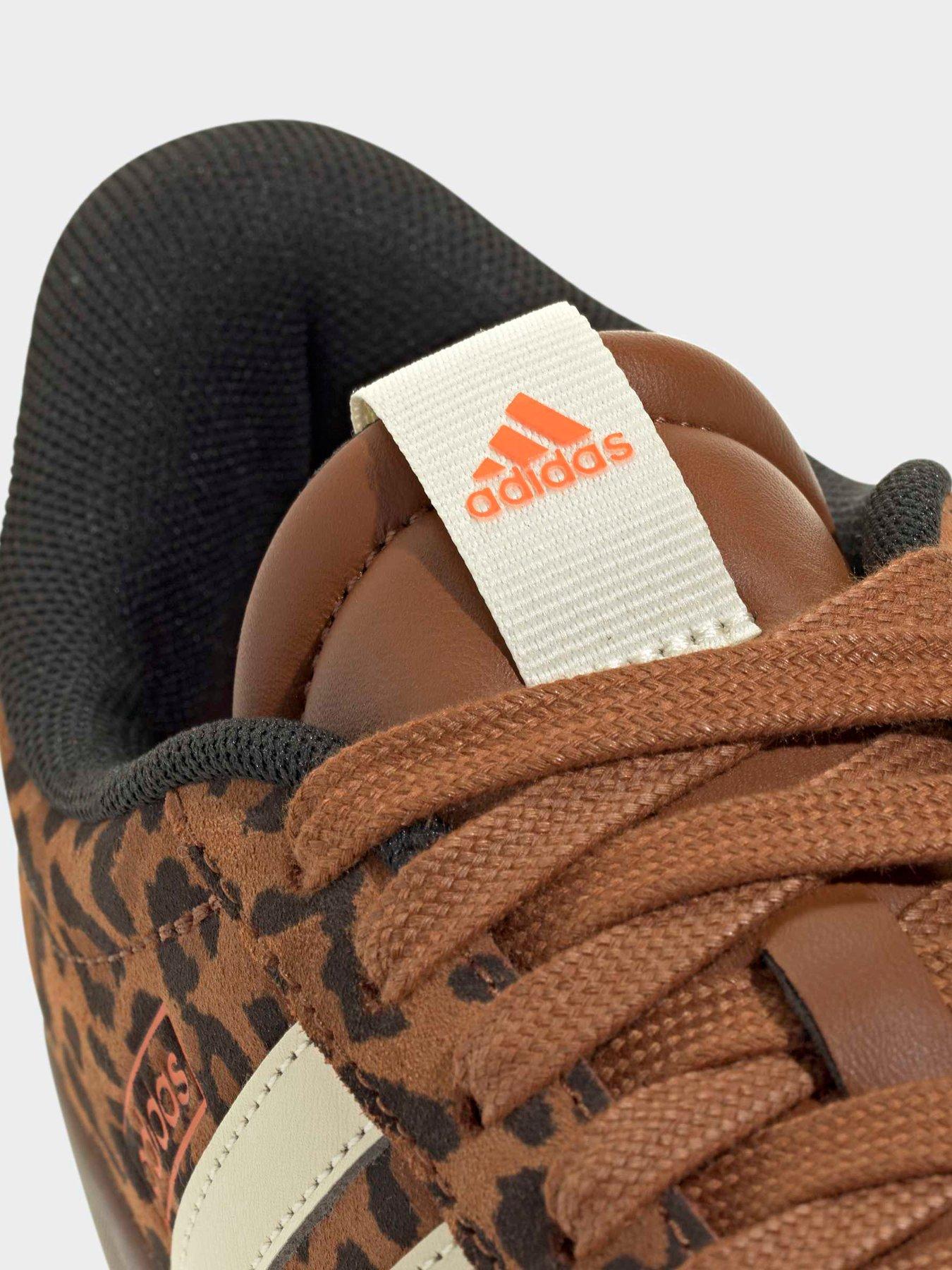 Image 6 of 6 of adidas Sportswear Womens Vl Court Leopard Trainers - Brown