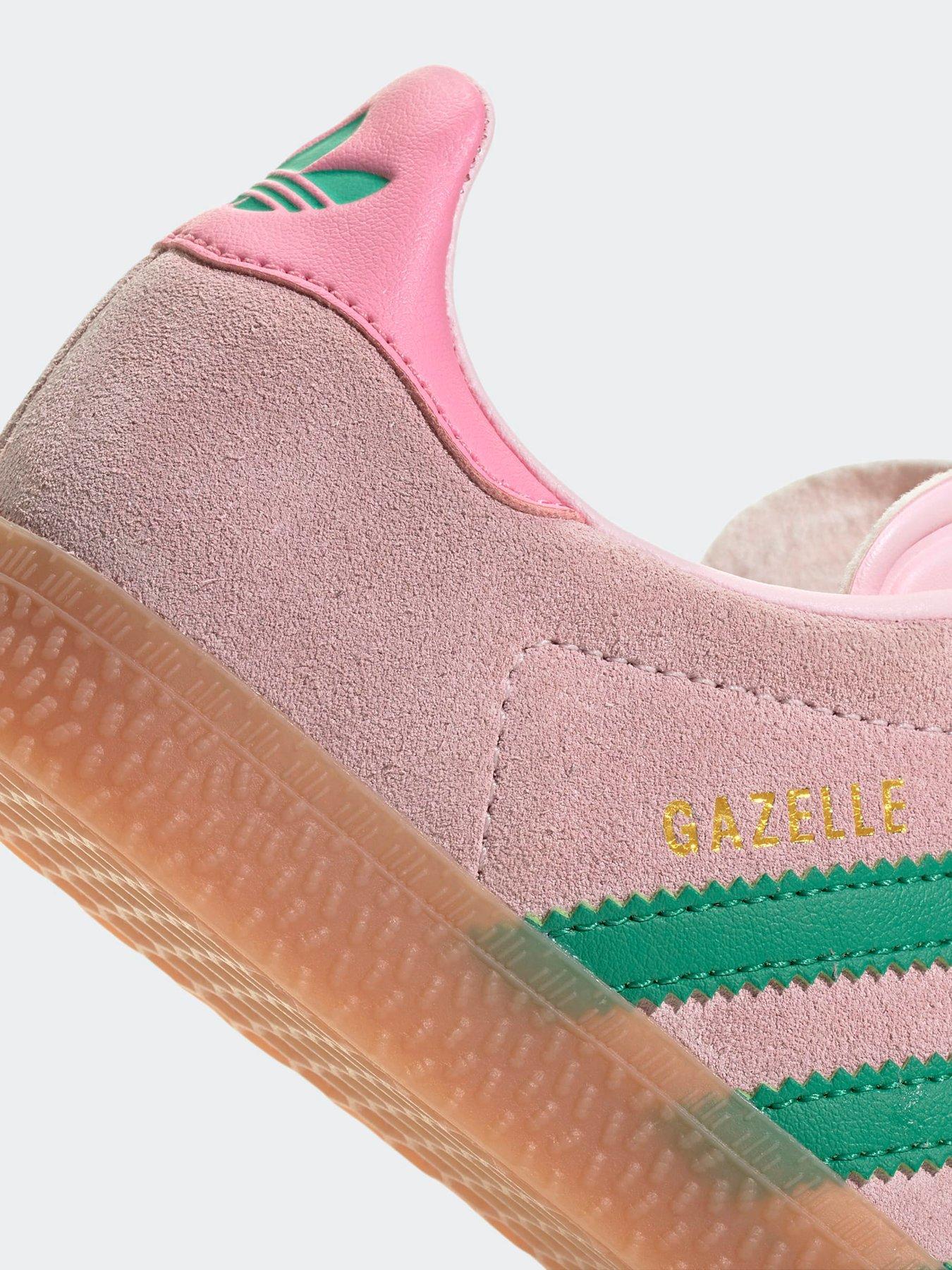 adidas gazelle silver green womens adidas Originals Women's Gazelle Indoor