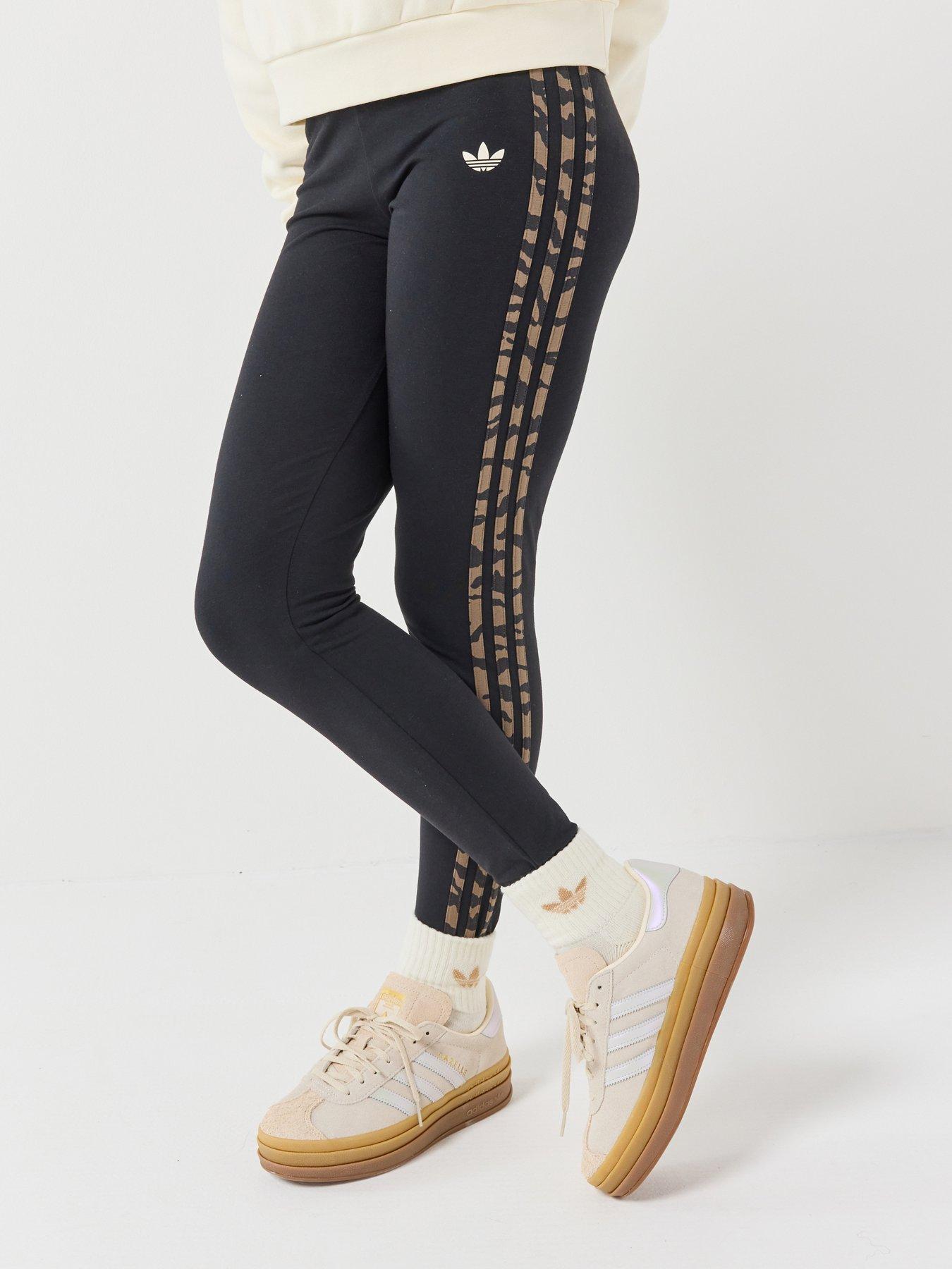 adidas-originals-junior-girls-3-stripes-animal-print-leggings-black