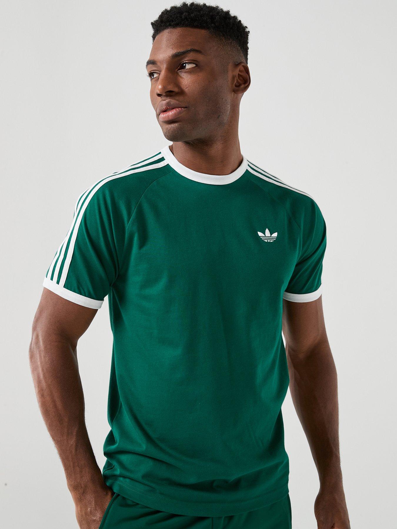 adidas Originals Men's 3-Stripes T-Shirt - Green