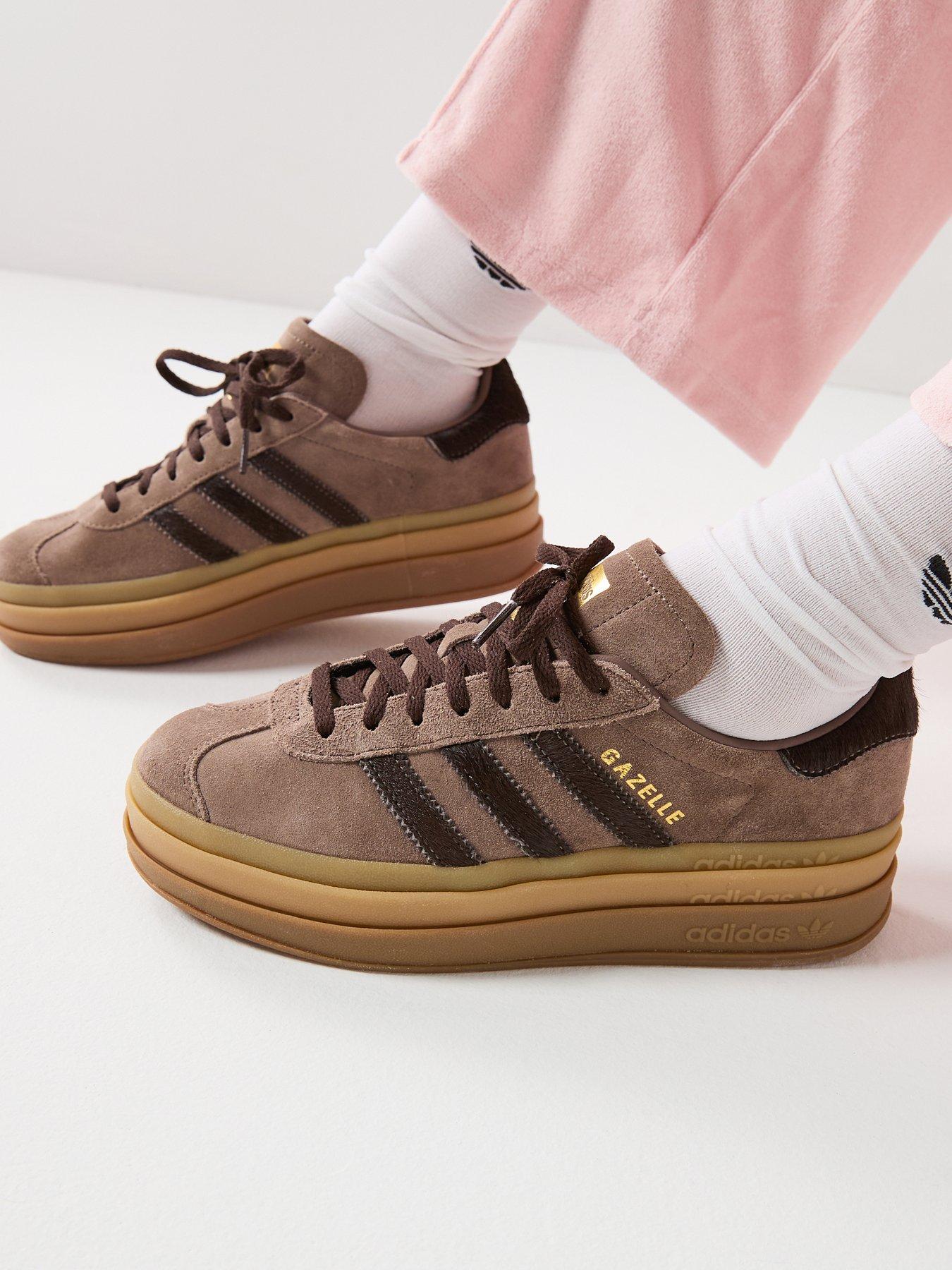 adidas-originals-womens-gazelle-bold-trainers-brown