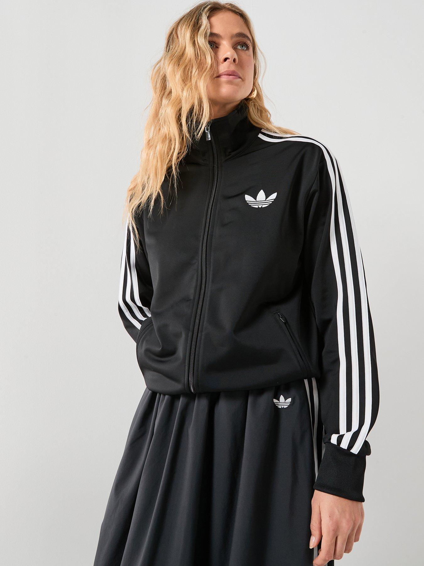adidas Originals Women's Firebird Track Top Loose - Black