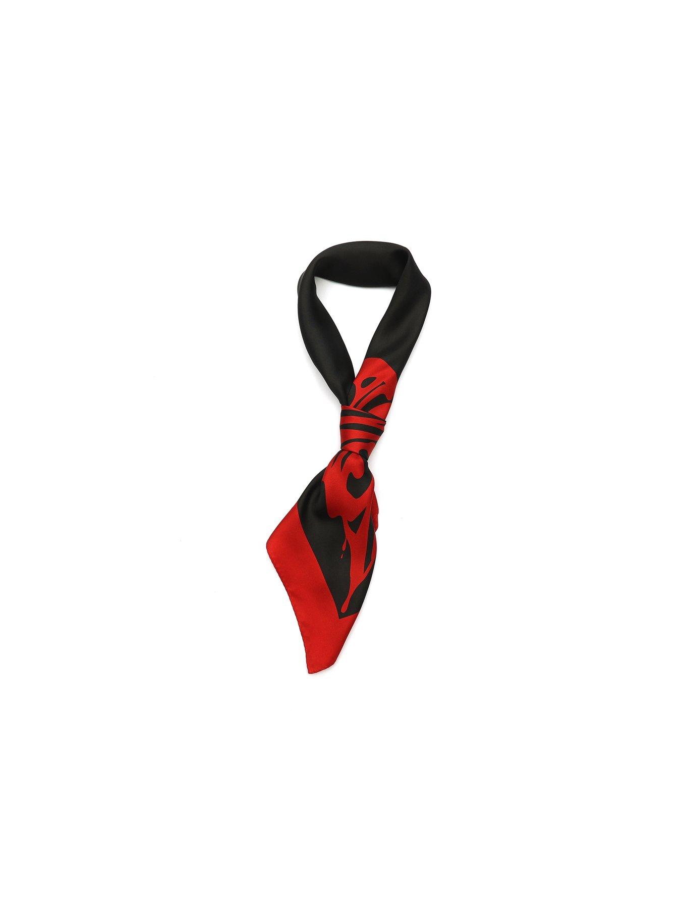  image of allsaints-heart-patch-square-scarf