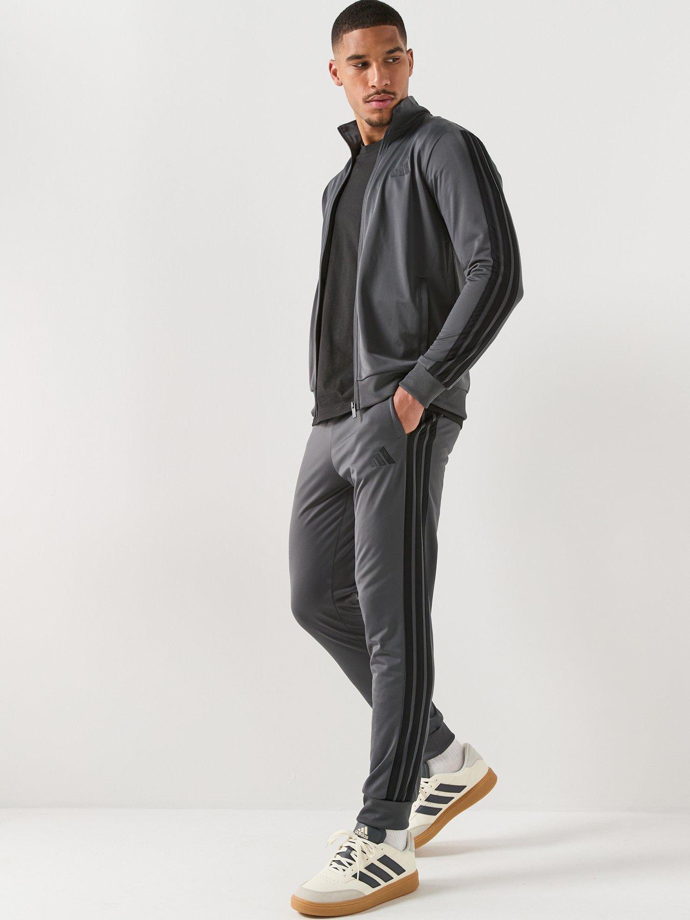 adidas-sportswear-mens-3-stripes-tracksuit-grey