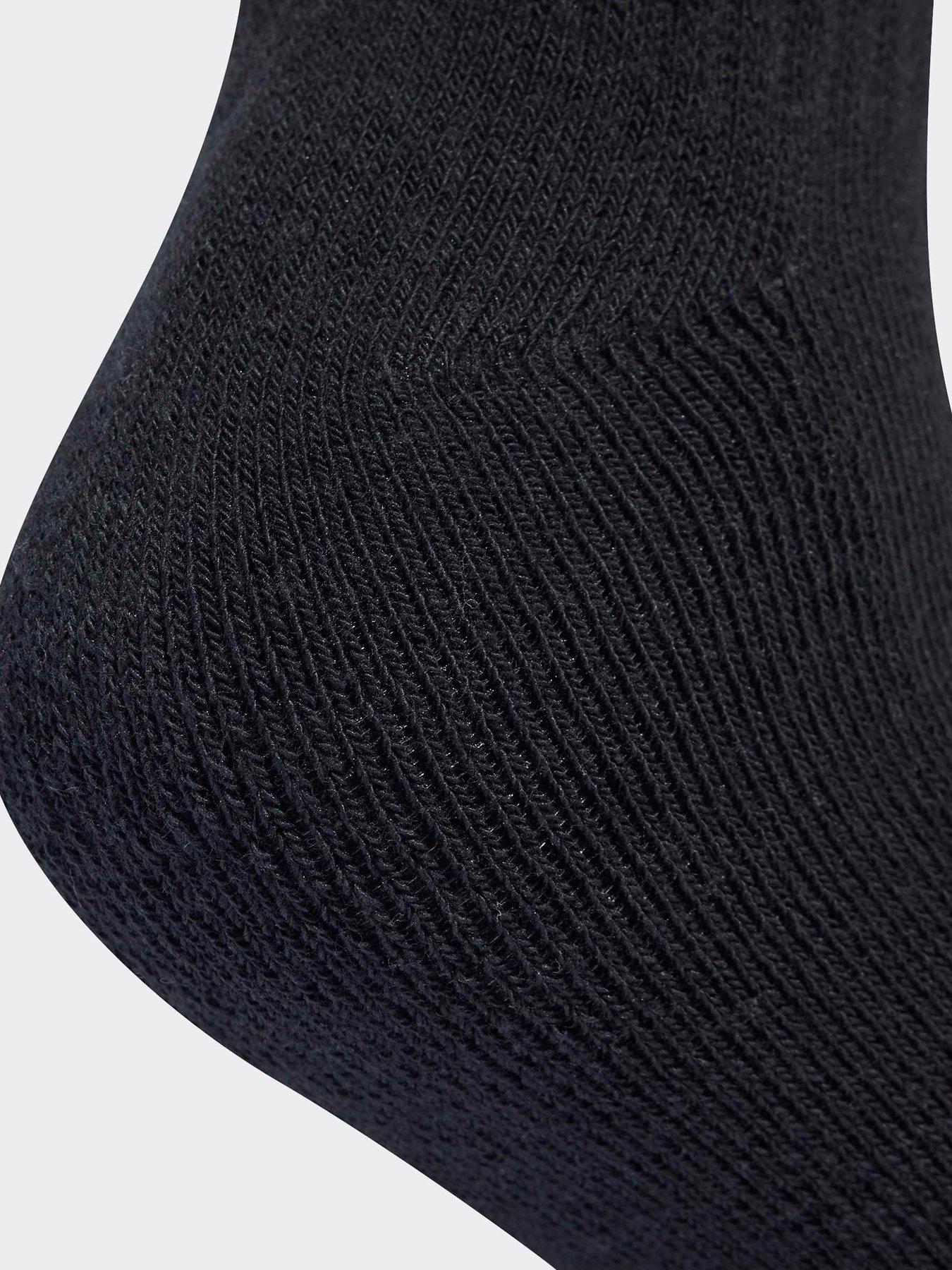 Image 4 of 4 of adidas Sportswear Kids Linear Ankle Socks 5 Pairs - Black