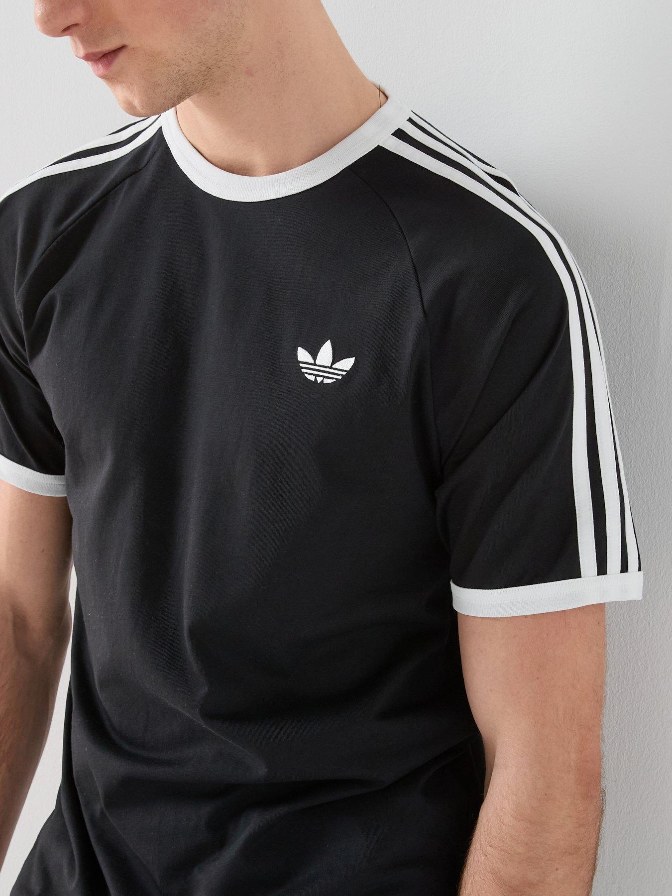 Image 6 of 7 of adidas Originals Men's 3-Stripes T-Shirt - Black