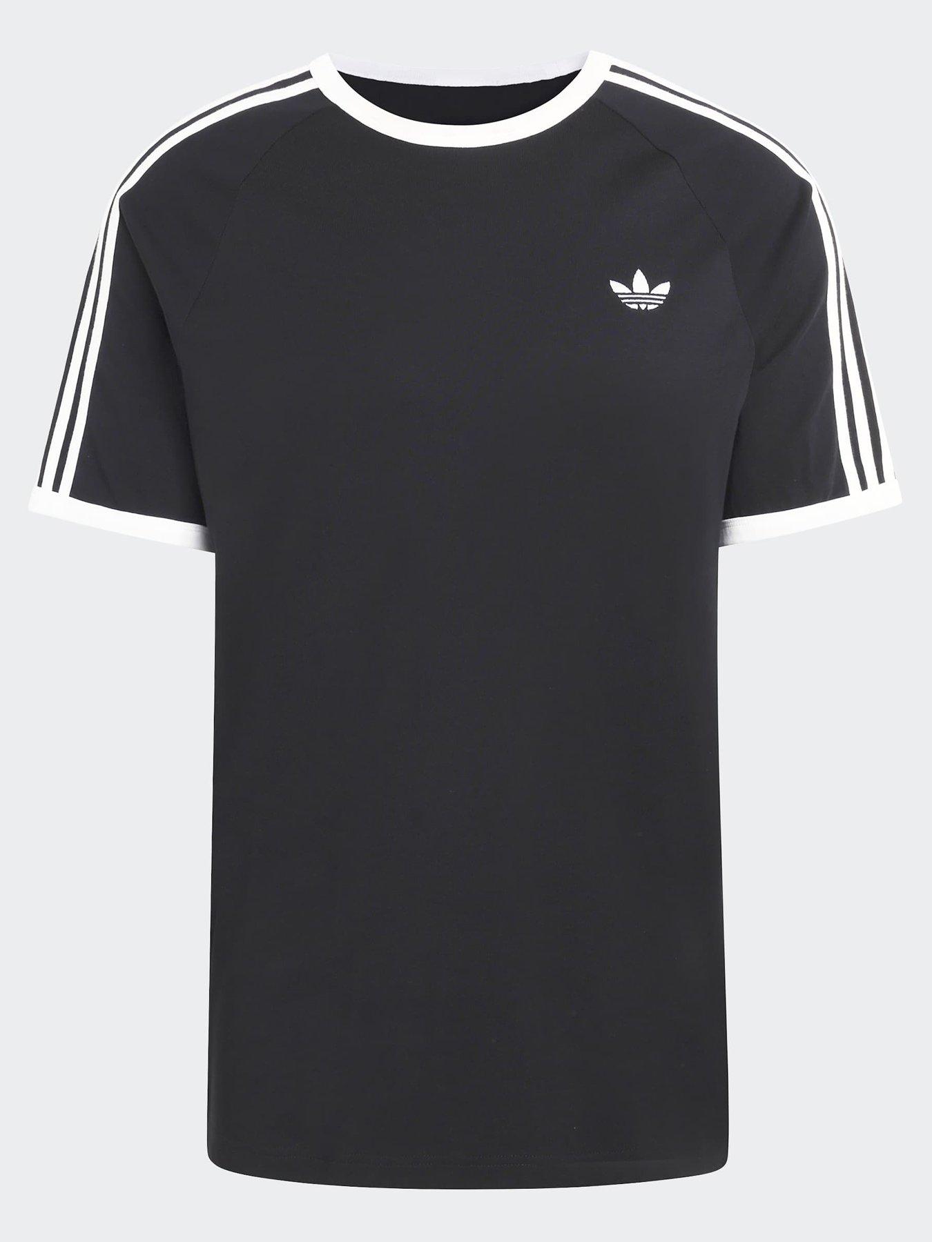 Image 7 of 7 of adidas Originals Men's 3-Stripes T-Shirt - Black