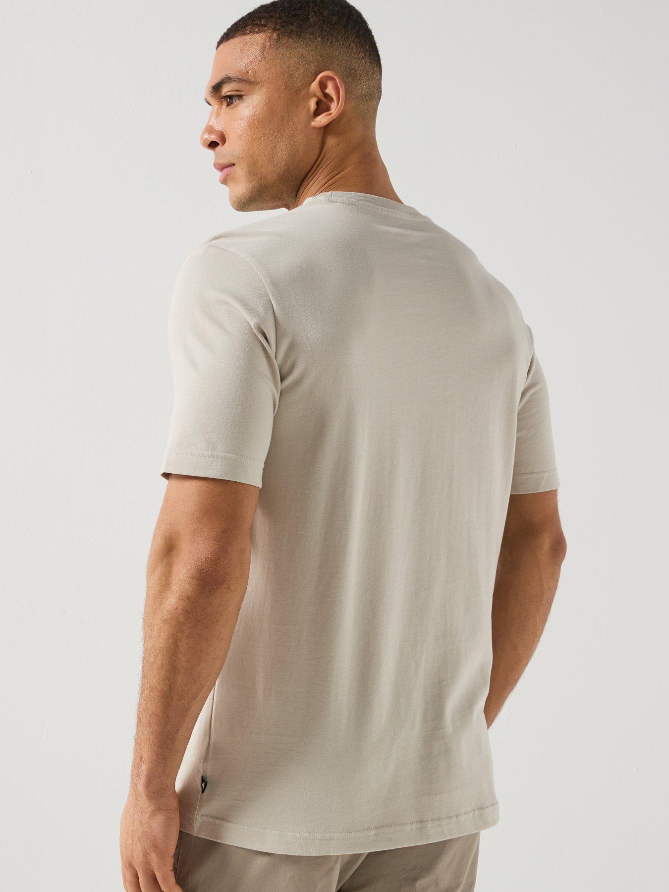 Image 2 of 5 of adidas Sportswear Men's Small Logo Icon T-Shirt - Beige