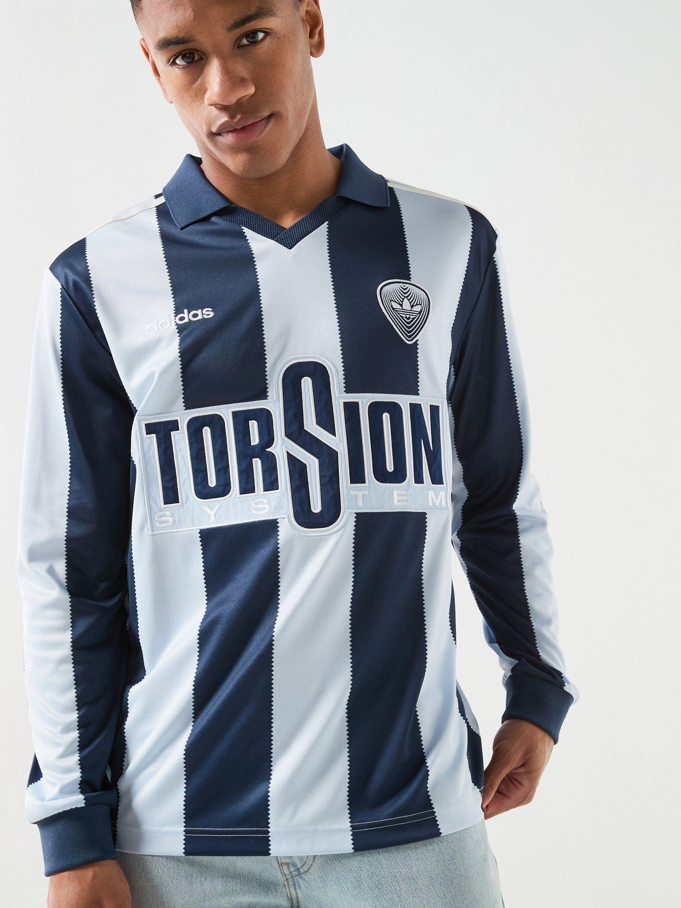 adidas Originals Brit Long Sleeve Jersey T-Shirt - Blue